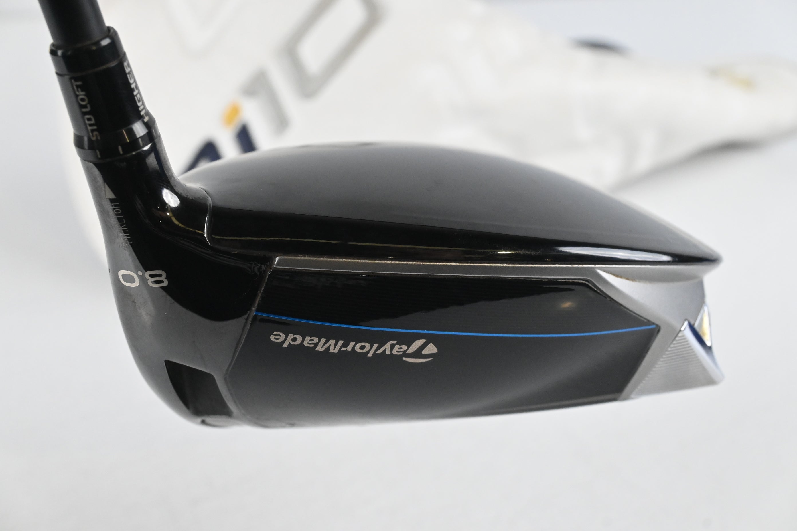 Taylormade Qi10 LS Driver / 8 Degree / Stiff Flex Tensei AV Blue 65 Shaft