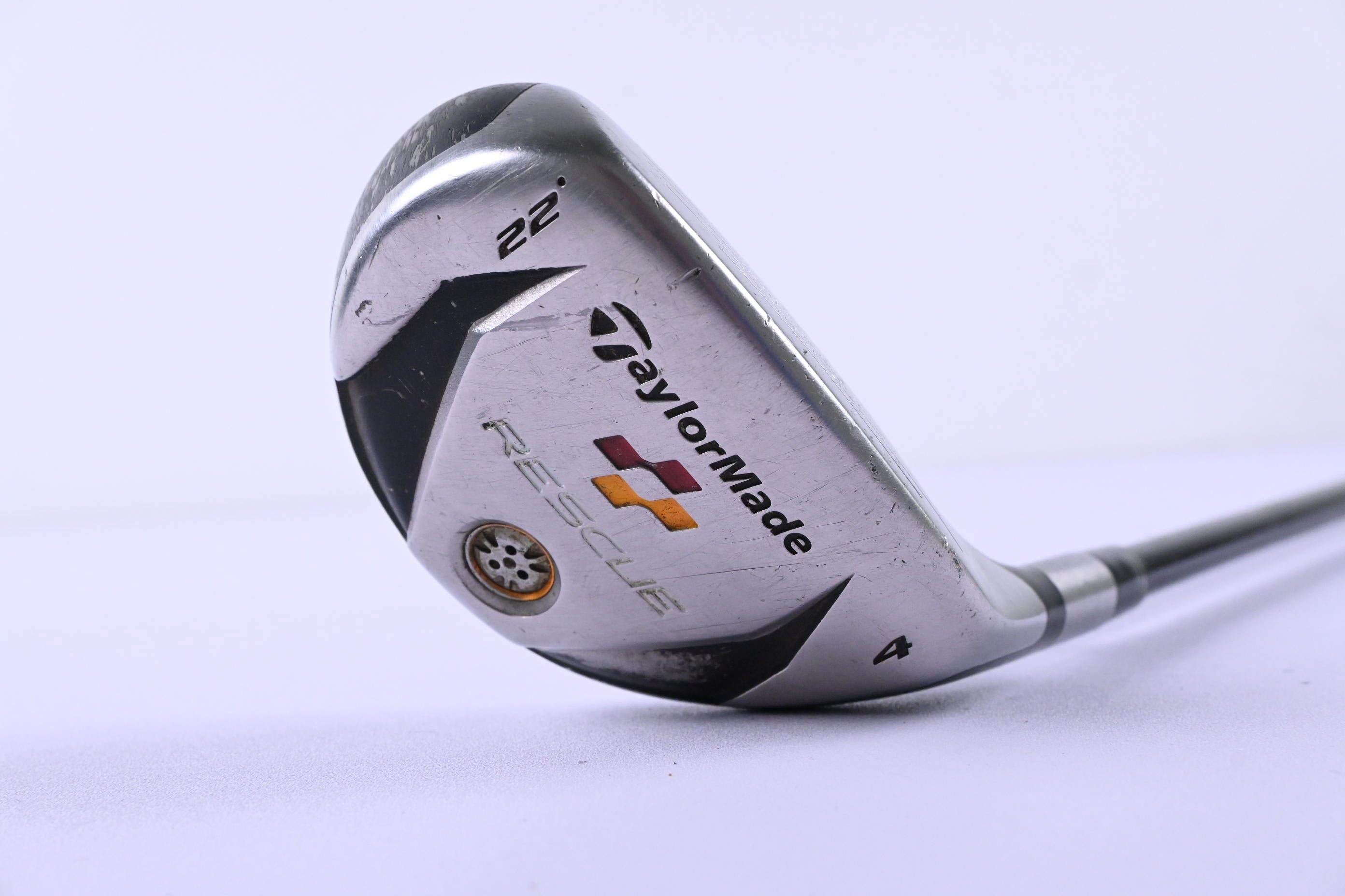 Taylormade Rescue #4 Hybrid / 22 Degree / Stiff Flex Aldila REAX 65 Shaft