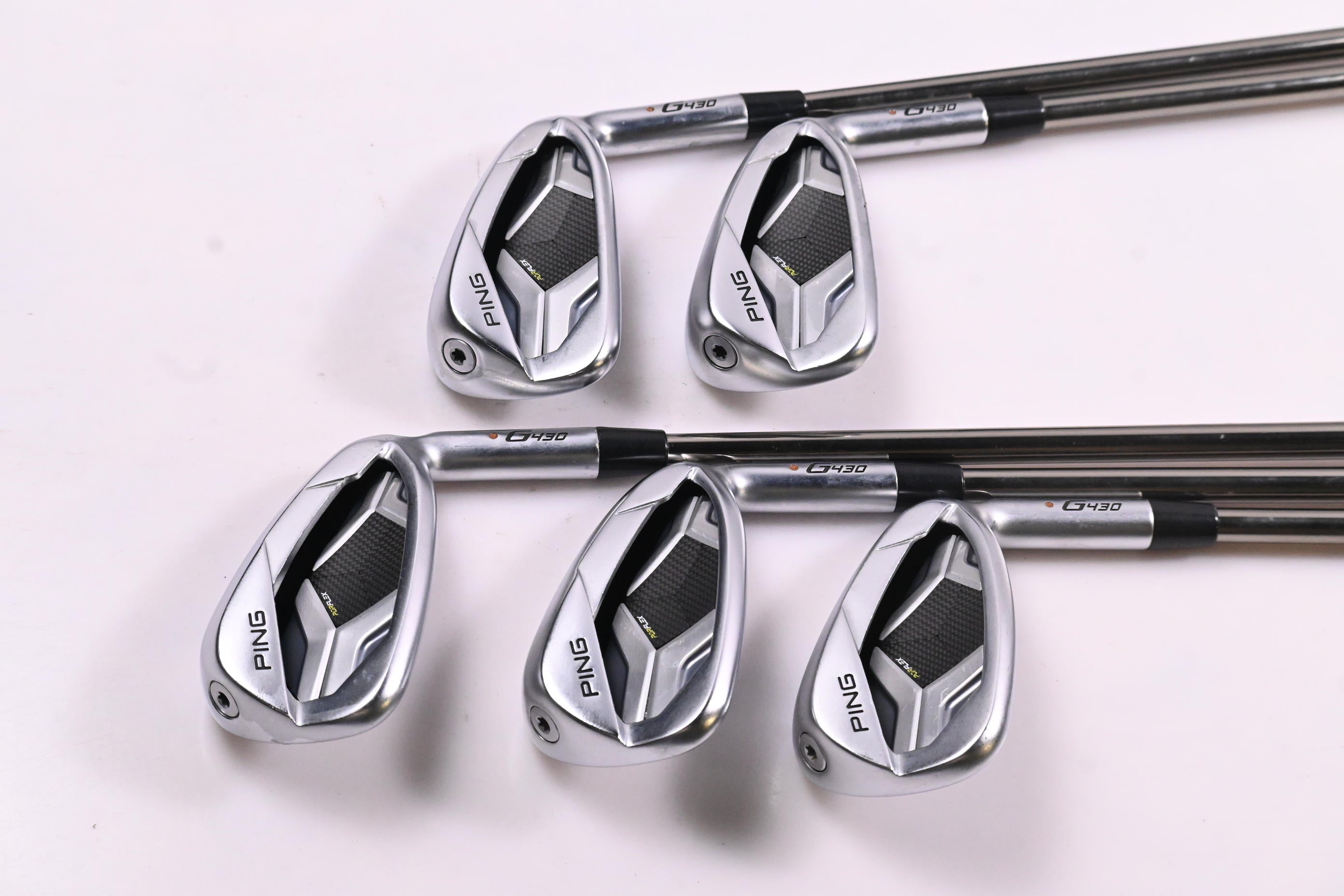 Ping G430 Irons / 6-PW / Orange Dot / Senior Flex UST Mamiya Recoil ES 760
