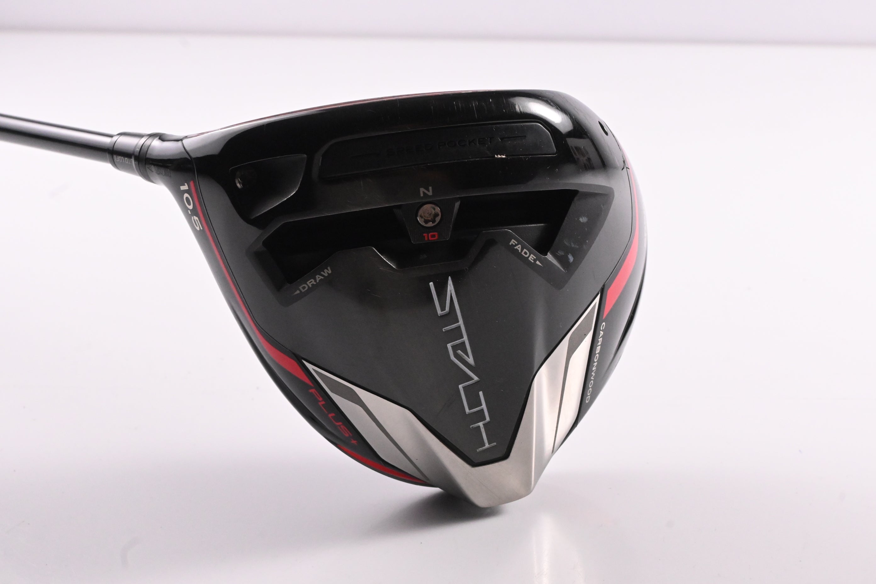 Left Hand Taylormade Stealth Plus Driver / 10.5 Degree / X-Flex Kai'li White 60