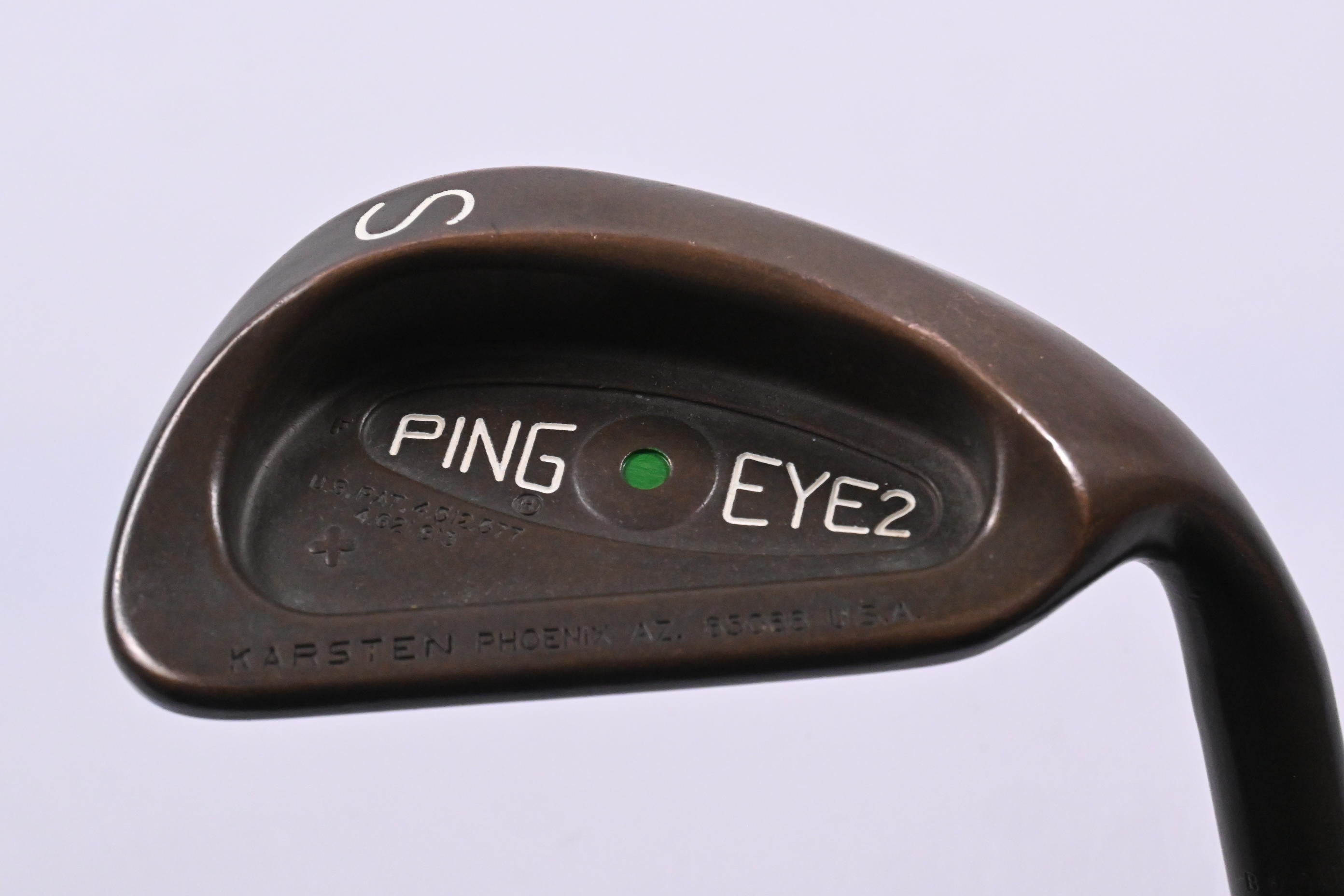 Ping Eye 2 BeCu Sand Wedge / 57 Degree / Green Dot / Stiff Flex Ping Cushin JZ