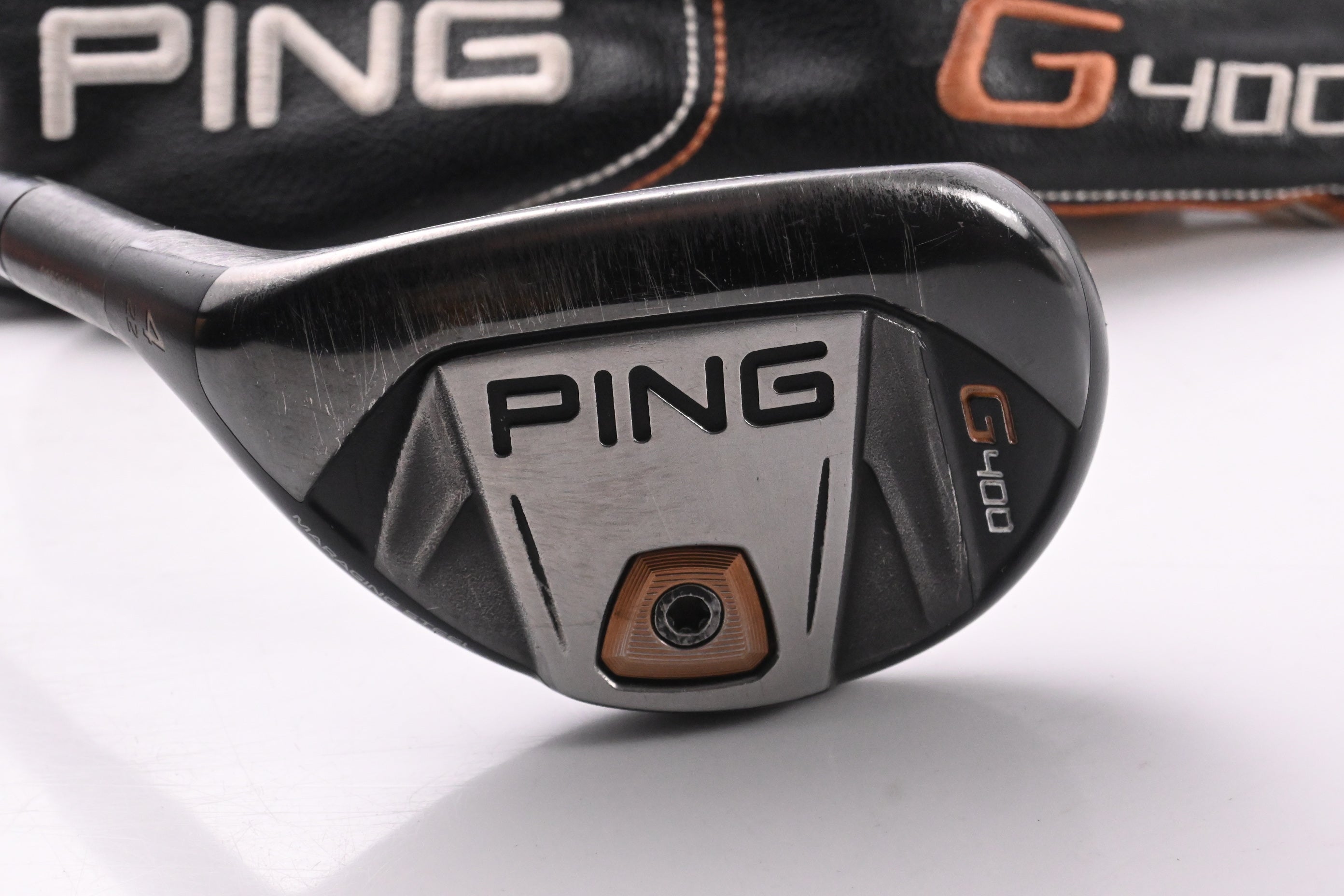 Left Hand Ping G400 #4 Hybrid / 22 Degree / Stiff Flex Ping Alta CB 70 Shaft