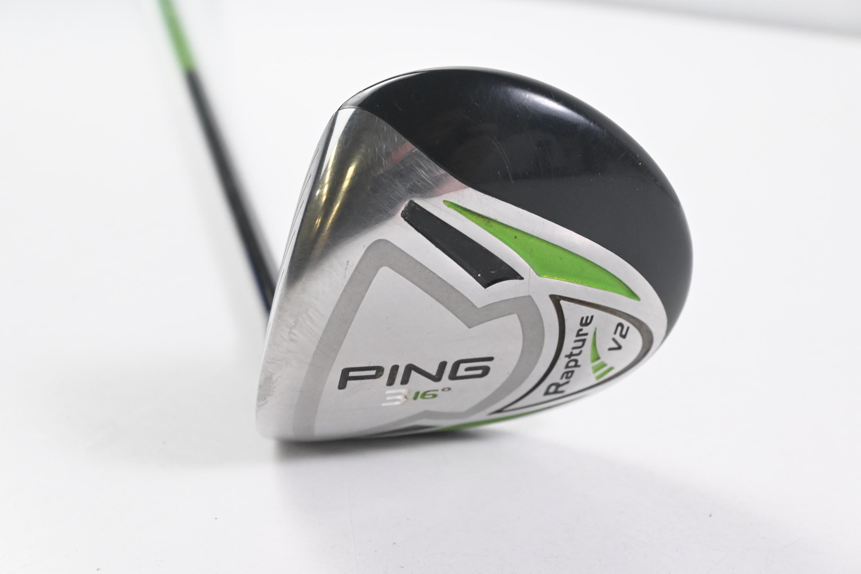 Left Hand Ping Rapture V2 #3 Wood / 16 Degree / Regular Flex Ping TFC 939 Shaft