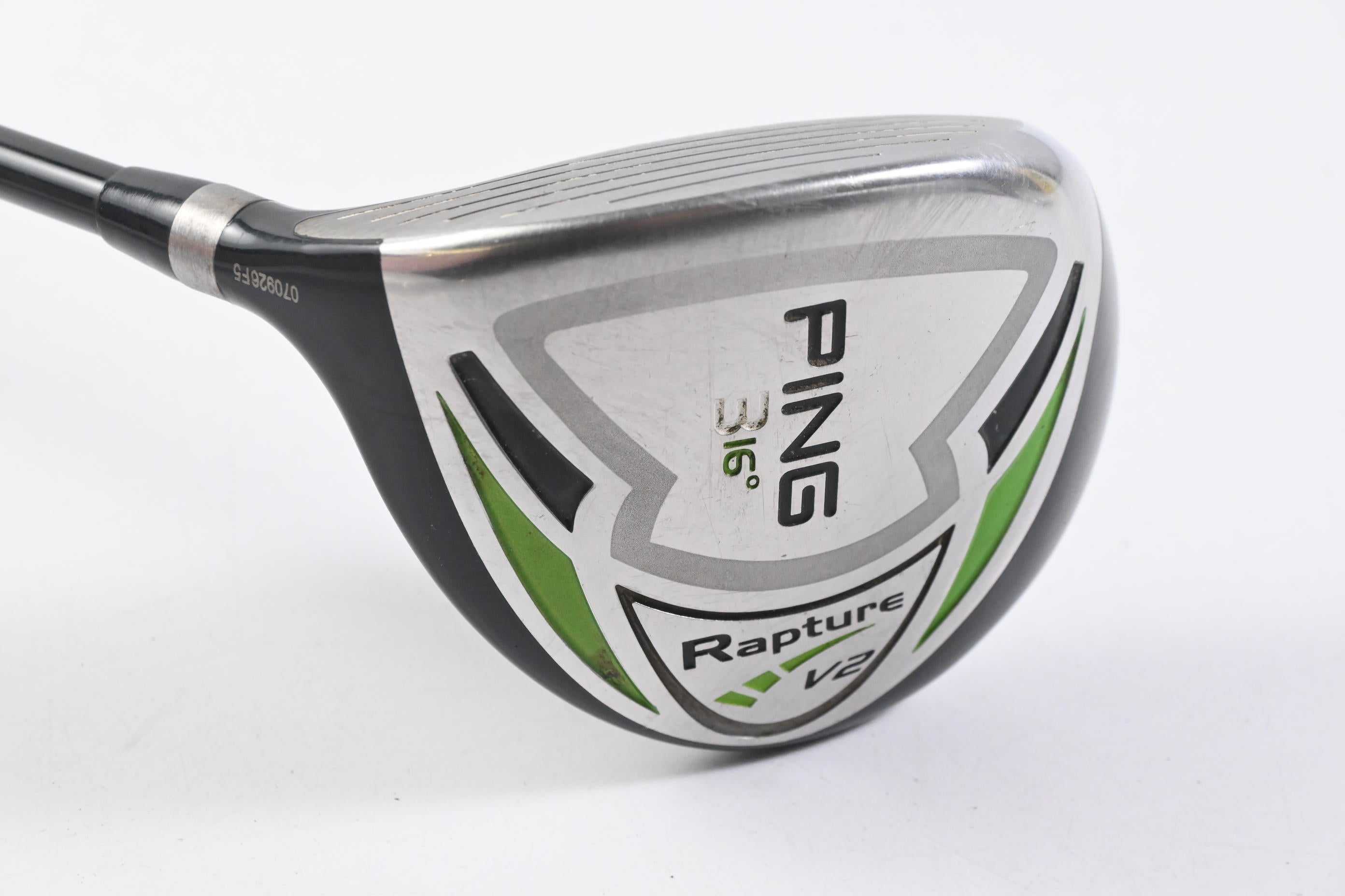 Left Hand Ping Rapture V2 #3 Wood / 16 Degree / Regular Flex Ping TFC 939 Shaft
