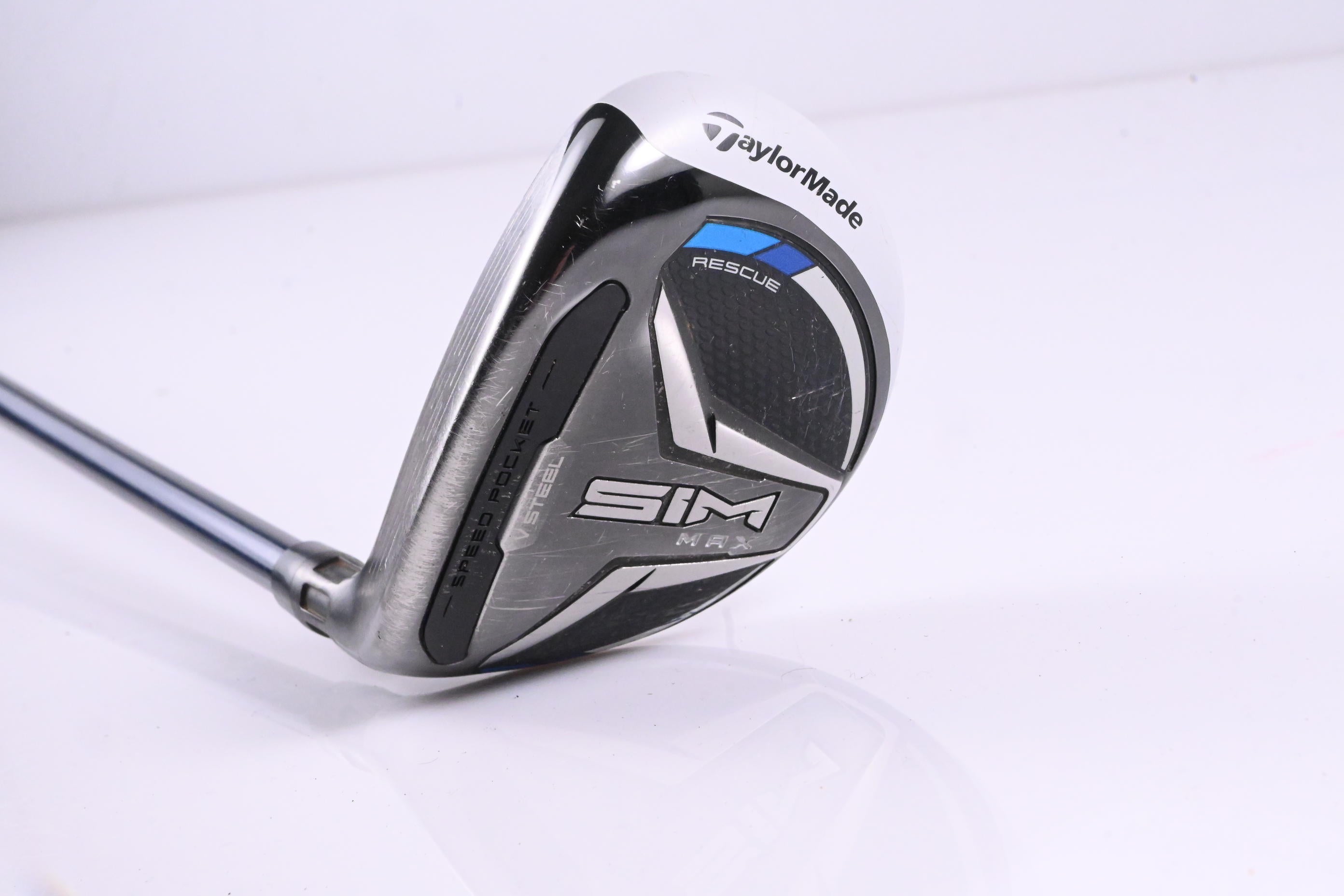 Left Hand Taylormade SIM Max #3 Hybrid / 19 Degree / Stiff Flex Ventus Blue 7