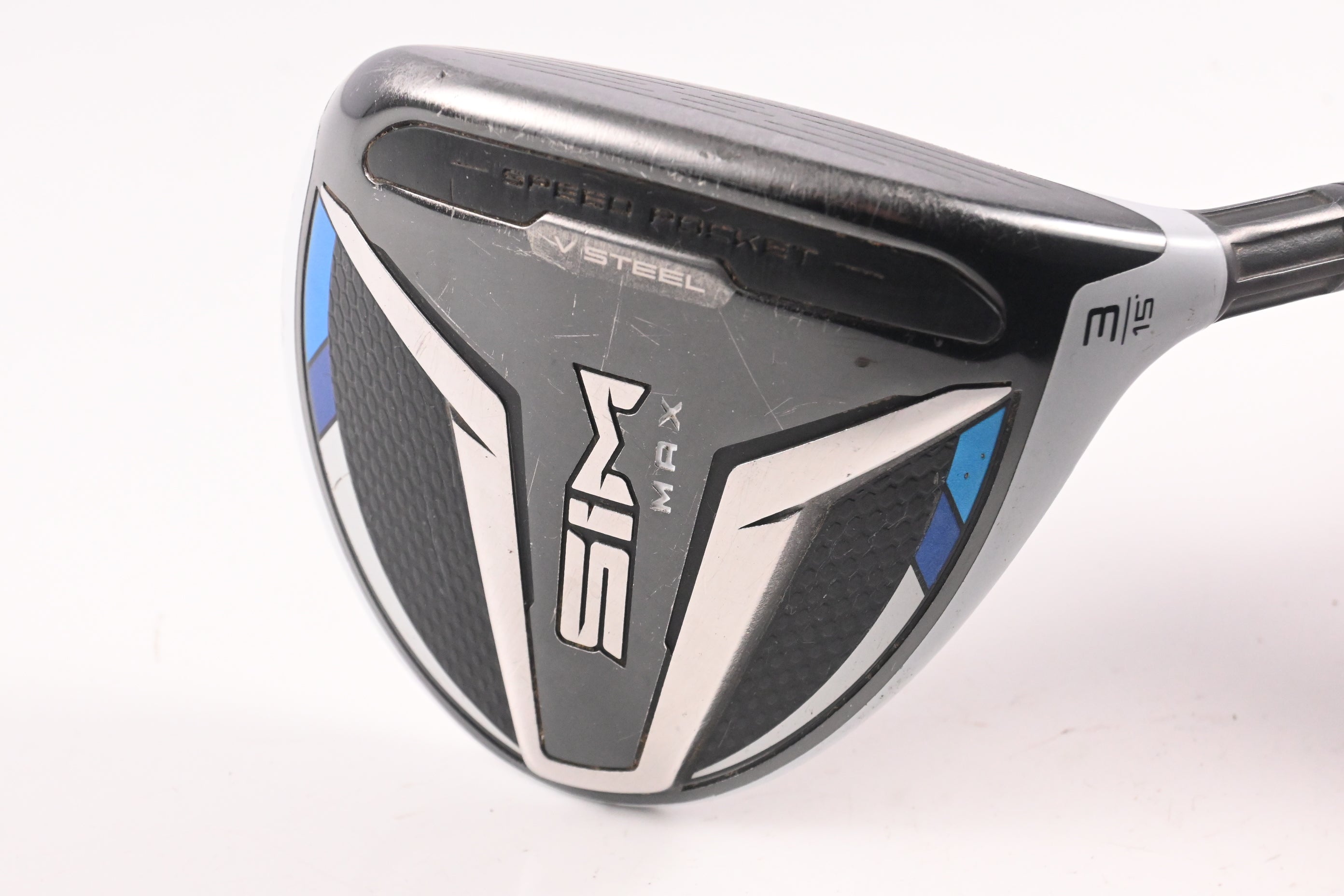 Taylormade SIM Max #3 Wood / 15 Degree / Stiff Flex Ventus Blue 6 Shaft