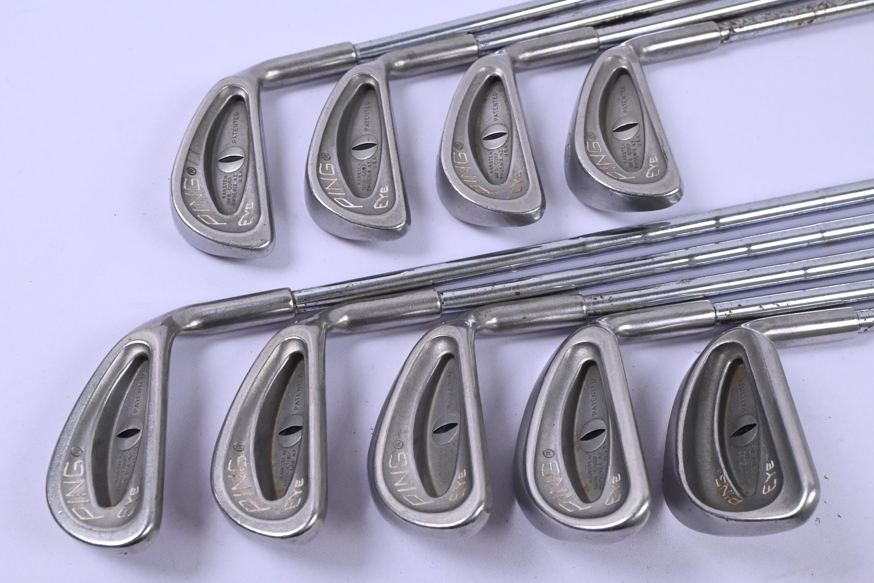 Ping Eye Irons / 3-PW+SW / Black Dot / Stiff Flex Ping ZZ-Lite Shafts