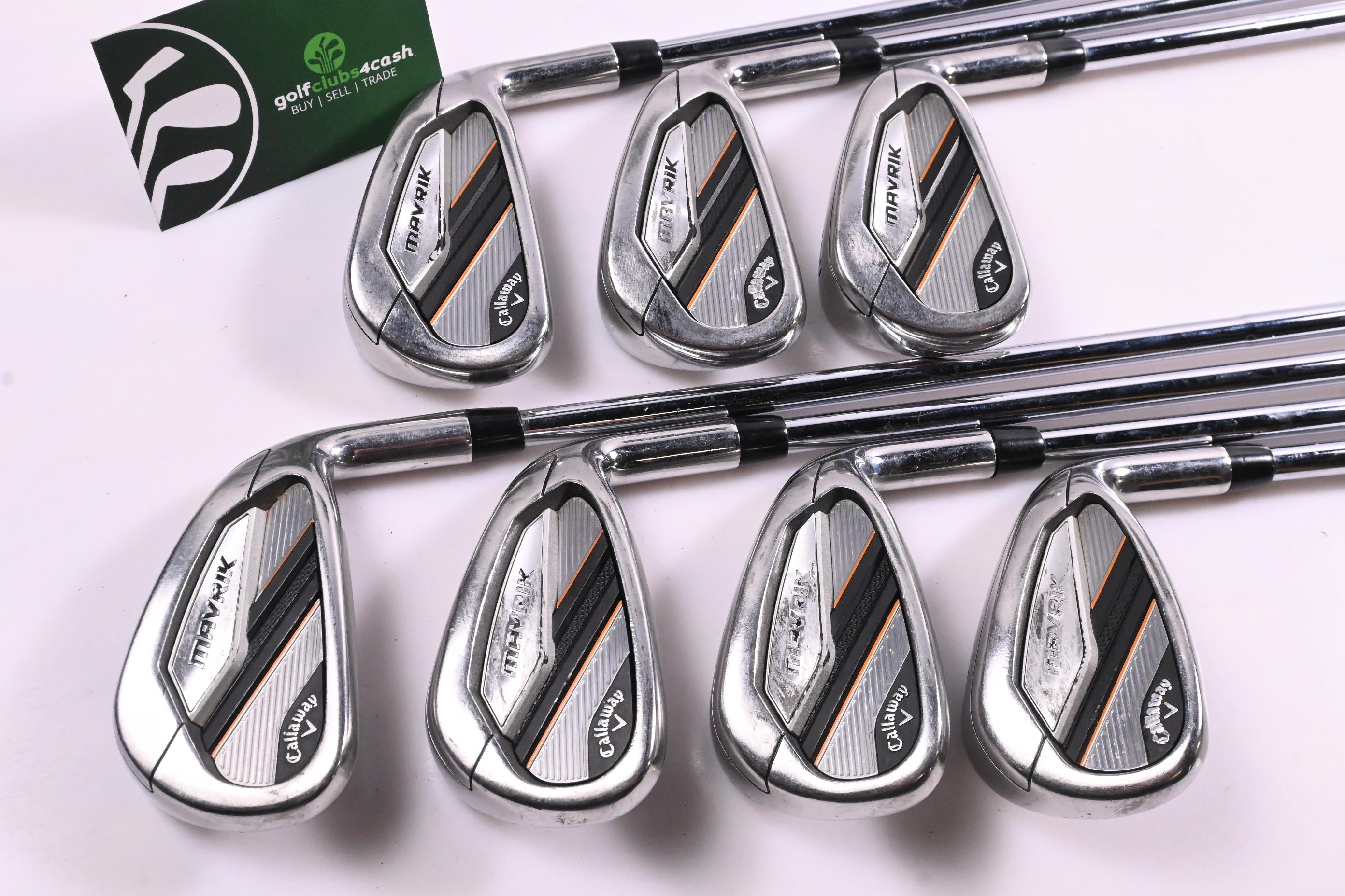 Callaway Mavrik Irons / 4-PW / Stiff Flex Elevate Tour Shafts