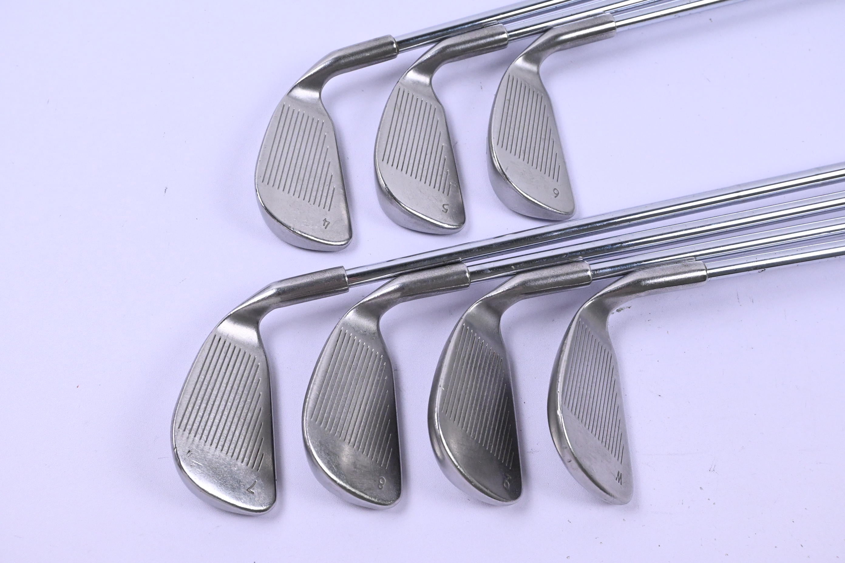 Left Hand Ping Eye 2+ Irons / 4-PW / Black Dot / Stiff Flex Steel Shafts