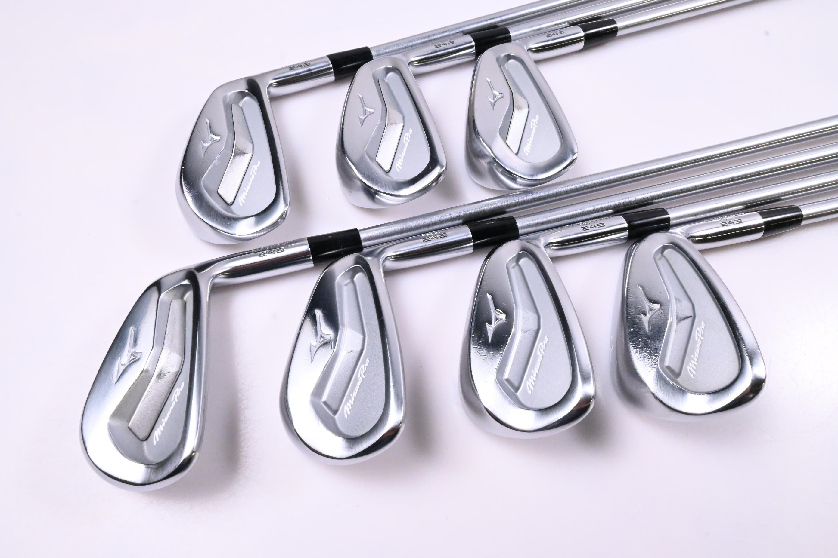 Mizuno Pro 243 Irons / 4-PW / Stiff Flex Project X IO 110 Shafts