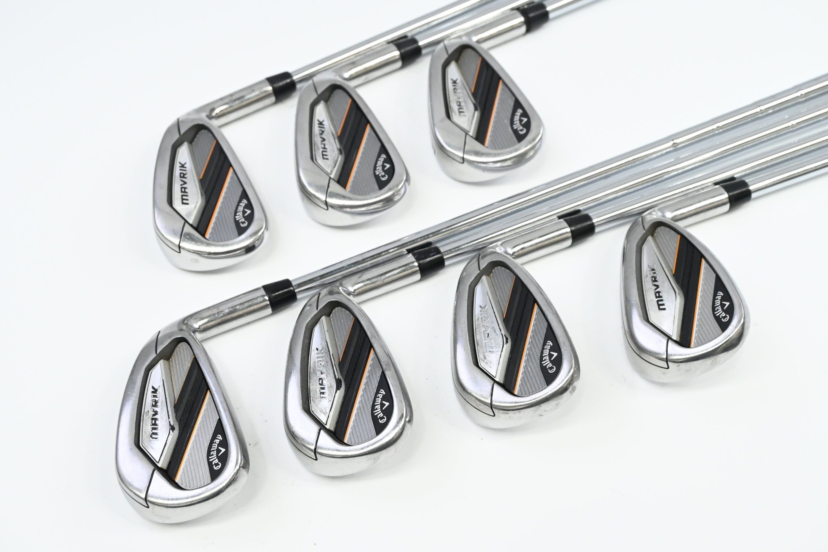 Callaway Mavrik Irons / 4-PW / Stiff Flex Elevate 95 Shafts