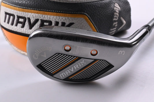 Callaway Mavrik #3 Hybrid / 18 Degree / Stiff Flex Project Catalyst 75 Shaft