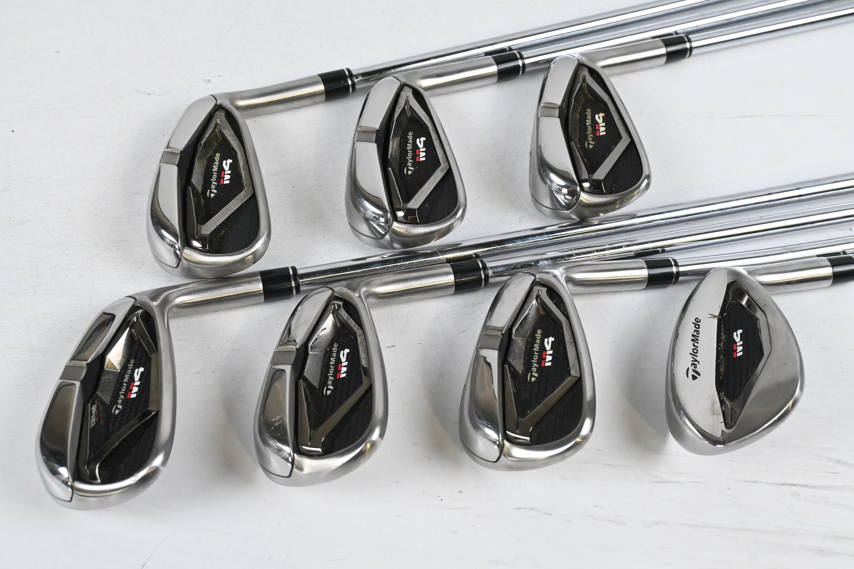 Taylormade M4 Irons / 5-PW+SW / Regular Flex KBS MAX 85 Shafts