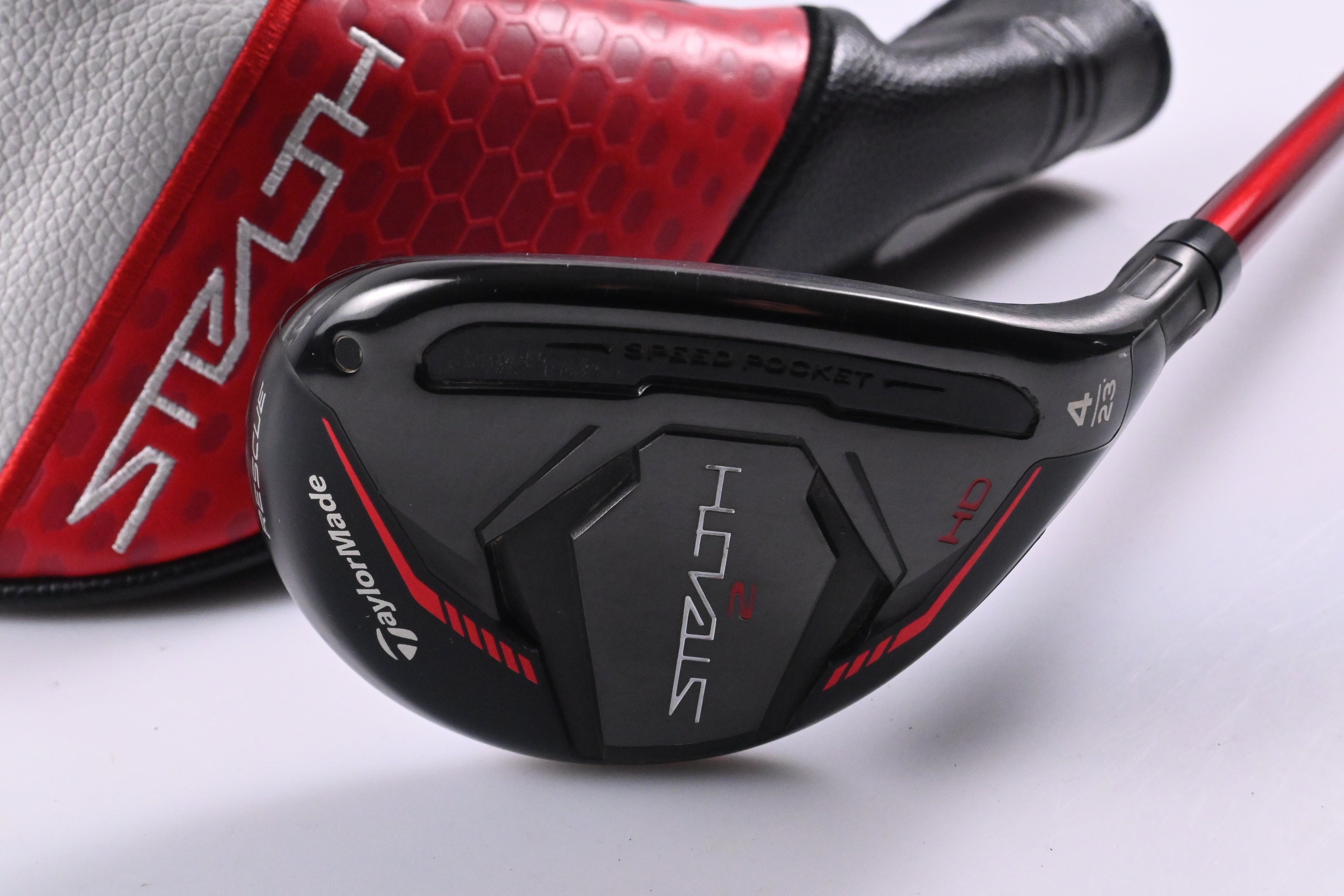 Taylormade Stealth 2 HD #4 Hybrid / 23 Degree / Regular Flex Speeder NX 50 Shaft