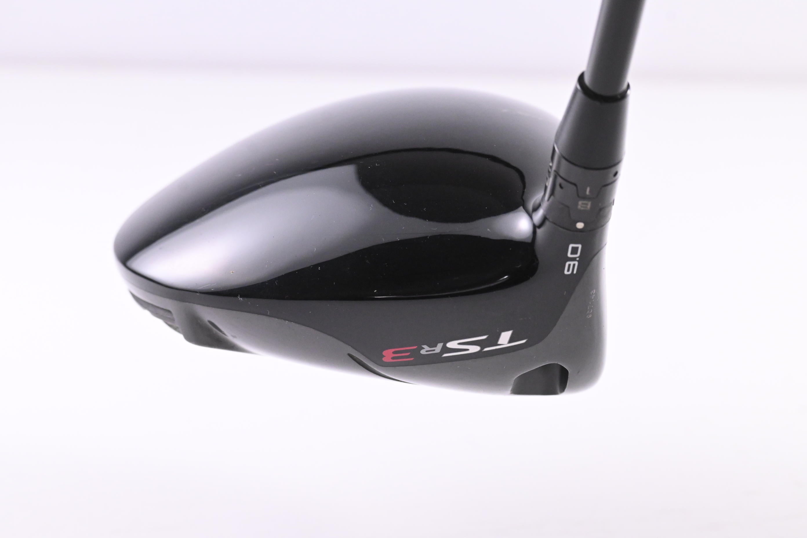 Left Hand Titleist TSR3 Driver / 9 Degree / X-Flex Tensei AV Raw White 65 Shaft
