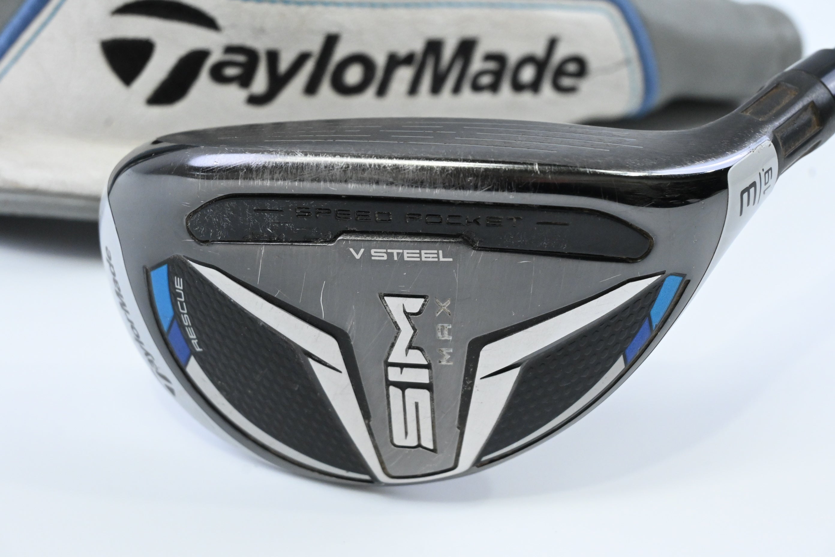 Taylormade SIM Max #3 Hybrid / 19 Degree / Stiff Flex Fujikura Ventus Blue 7