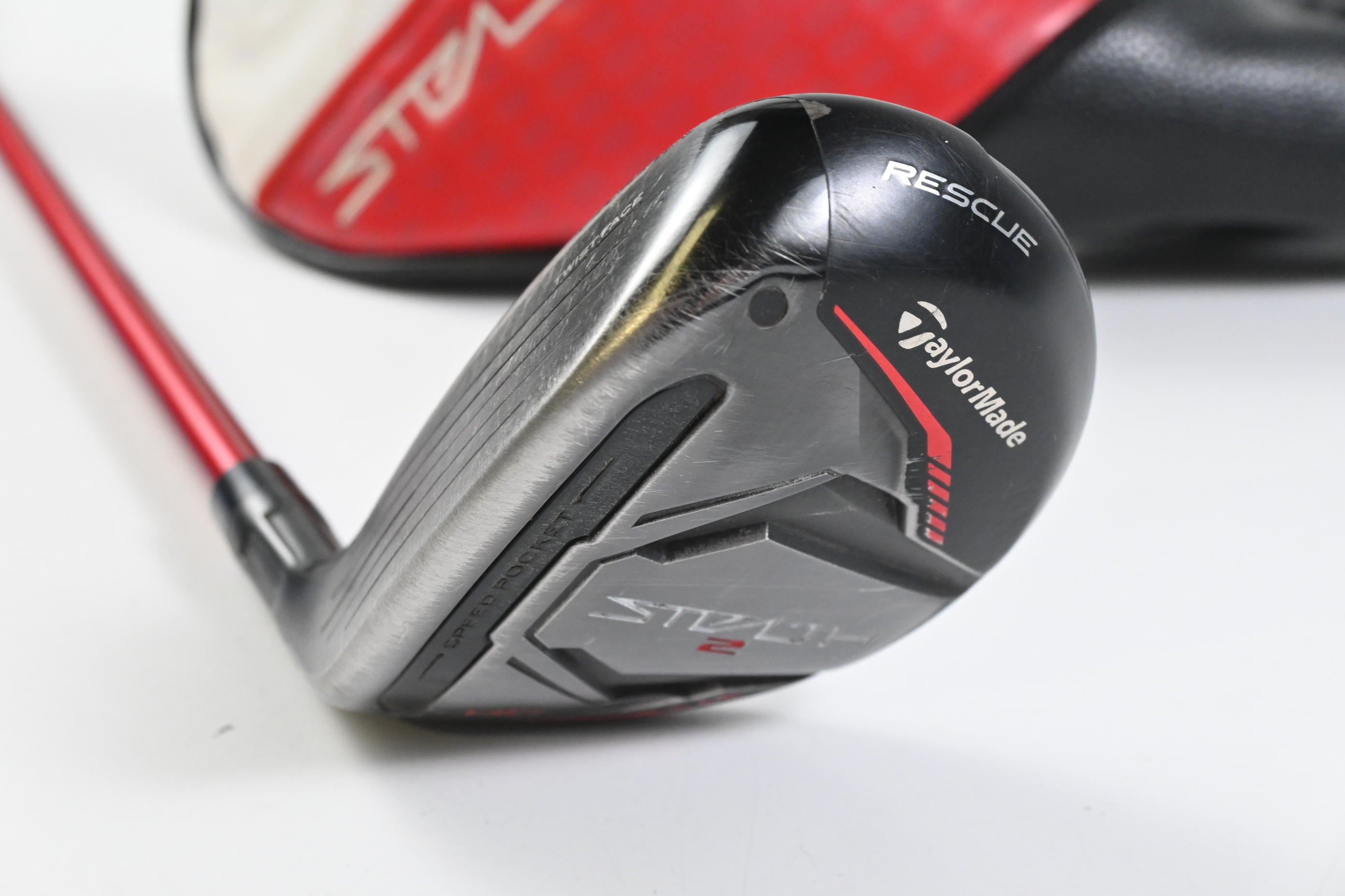 Left Hand Taylormade Stealth 2 HD #3 Hybrid / 20 Degree / Stiff Flex Fujikura 50