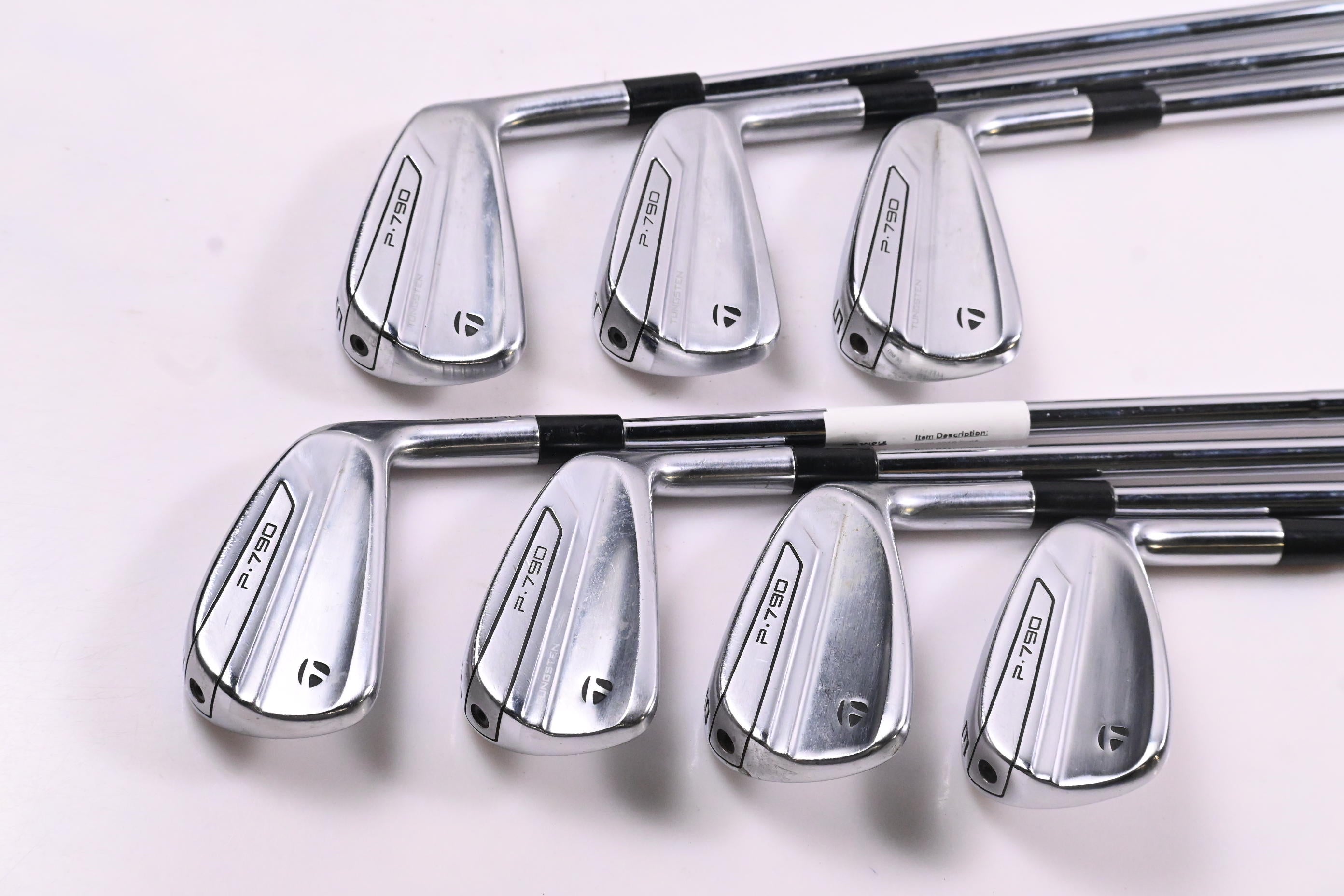 Taylormade P790 2019 Irons / 3-9I / Stiff Flex Dynamic Gold 120 S300 Shaft