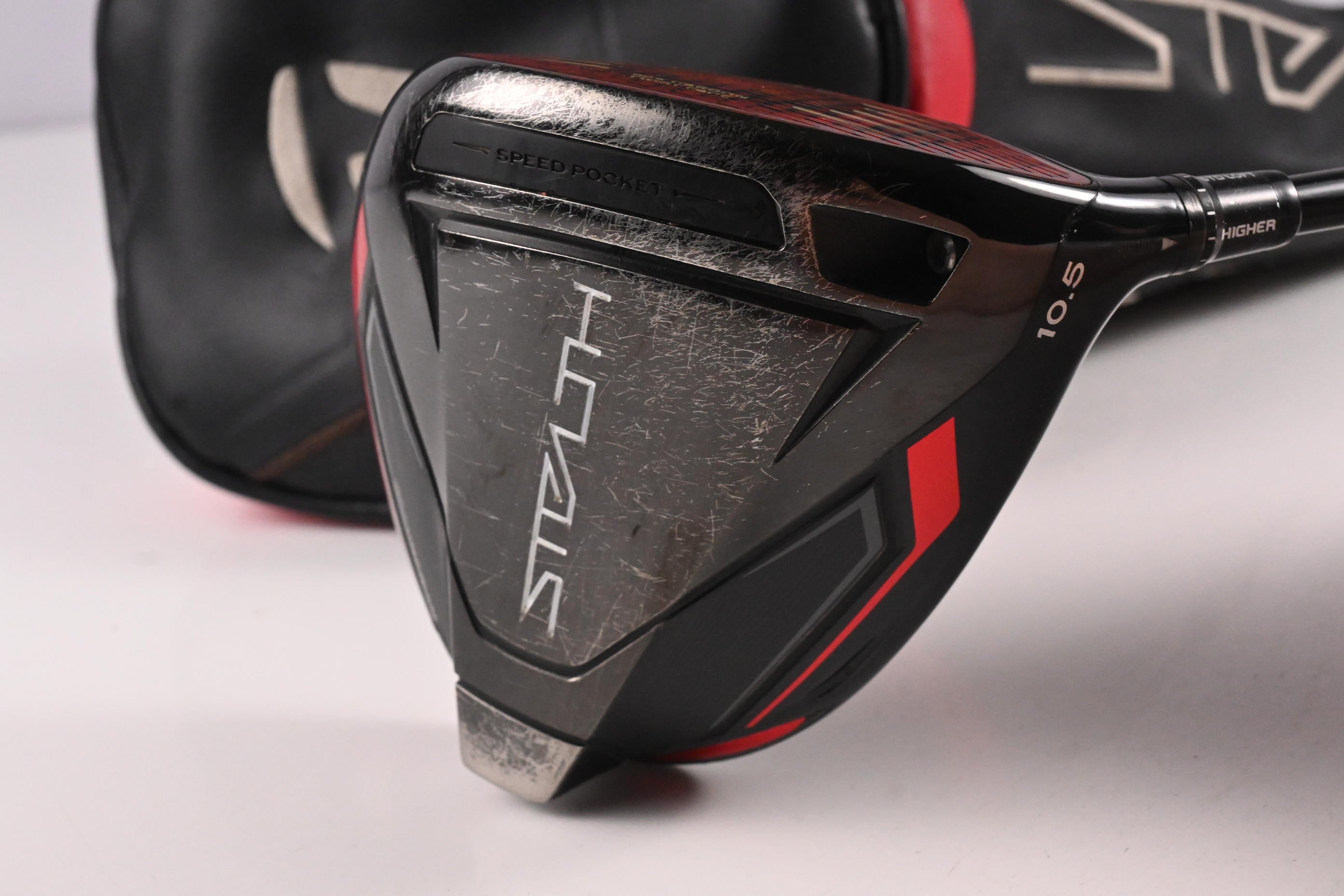 Taylormade Stealth Driver / 10.5 Degree / Stiff Flex Fujikura Atmos Blue 6 Shaft
