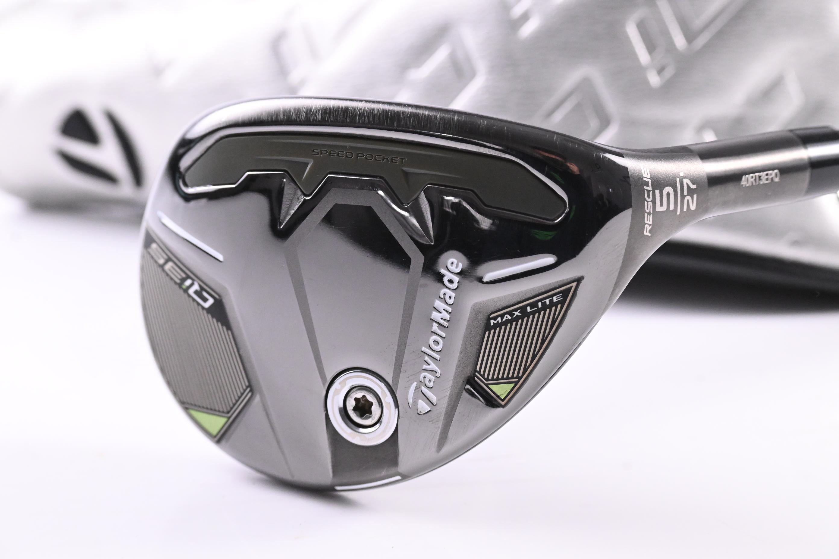 Taylormade Qi35 Max Lite #5 Hybrid / 27 Degree / Senior Flex Vanquish 5 Shaft