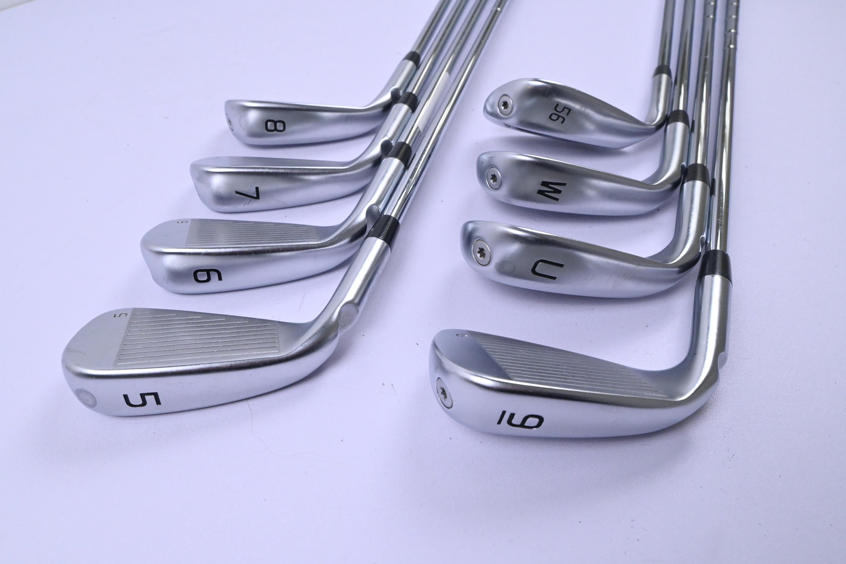 Ping G440 Irons / 5-PW+GW+SW / Blue Dot / Regular Flex Ping AWT 3.0 Shafts