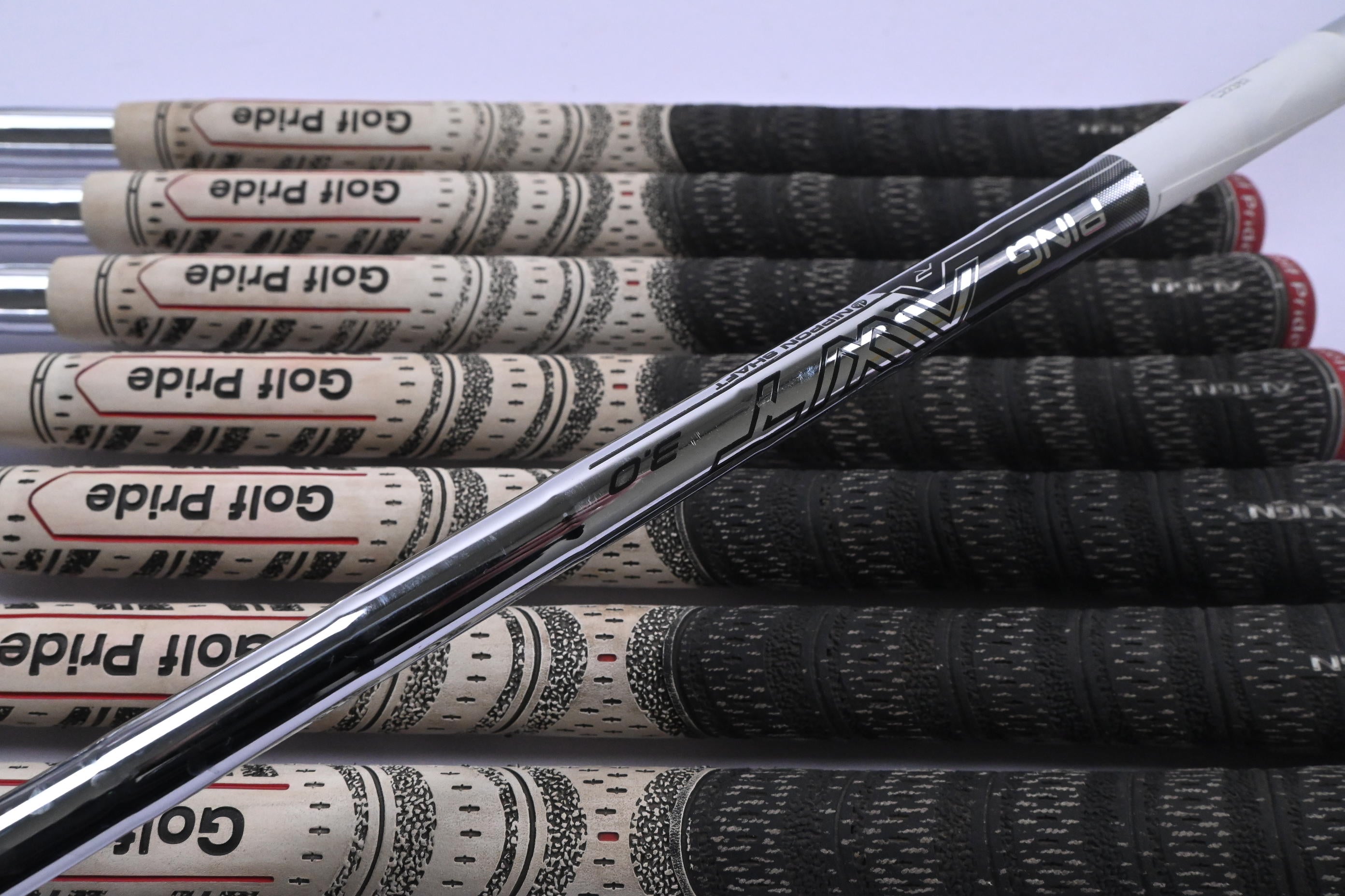 Ping G440 Irons / 5-PW+GW+SW / Blue Dot / Regular Flex Ping AWT 3.0 Shafts