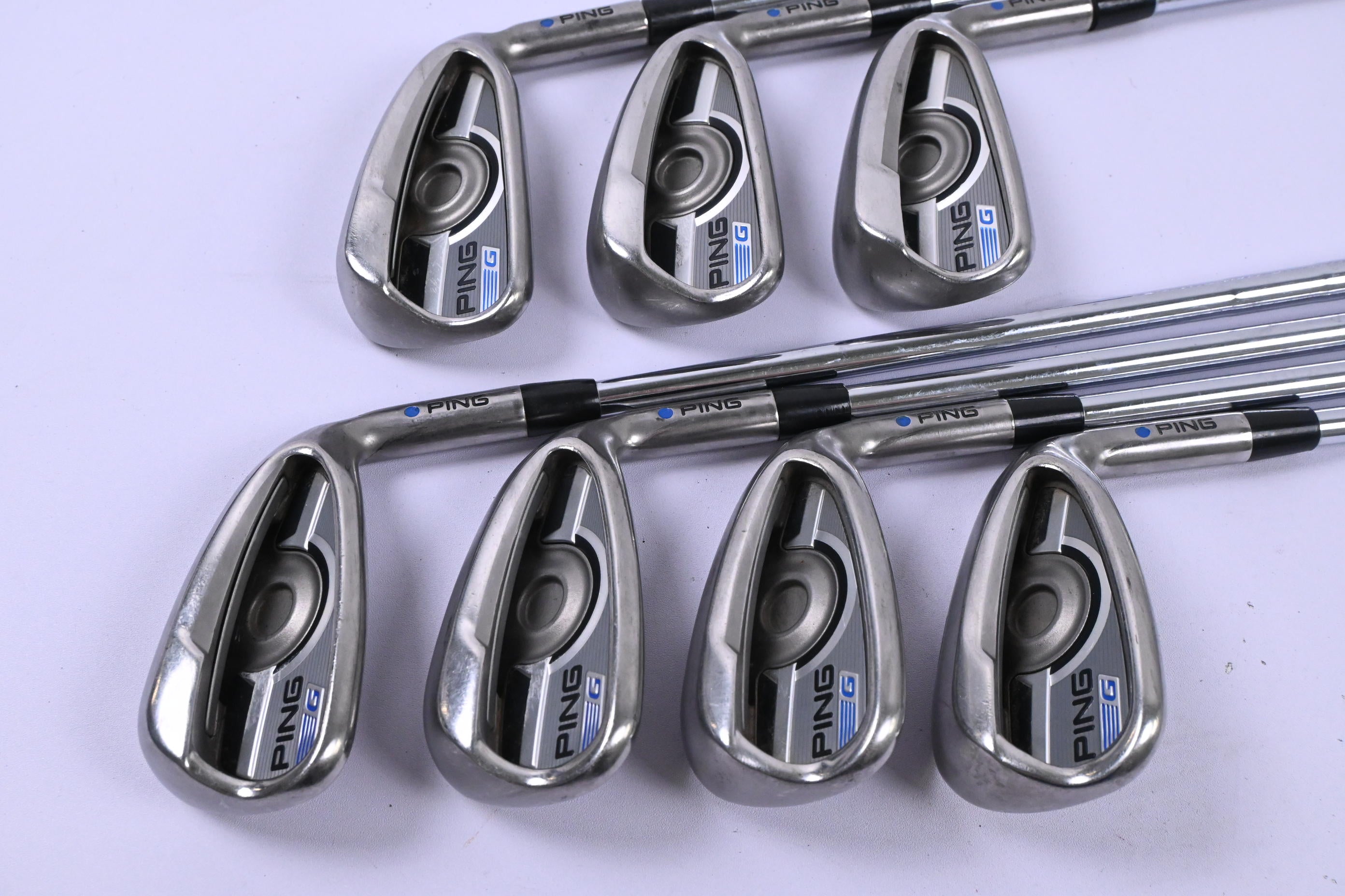 Ping G Series Irons / 5-PW+GW / Blue Dot / Stiff Flex N.S.PRO Modus 3 105 Shafts