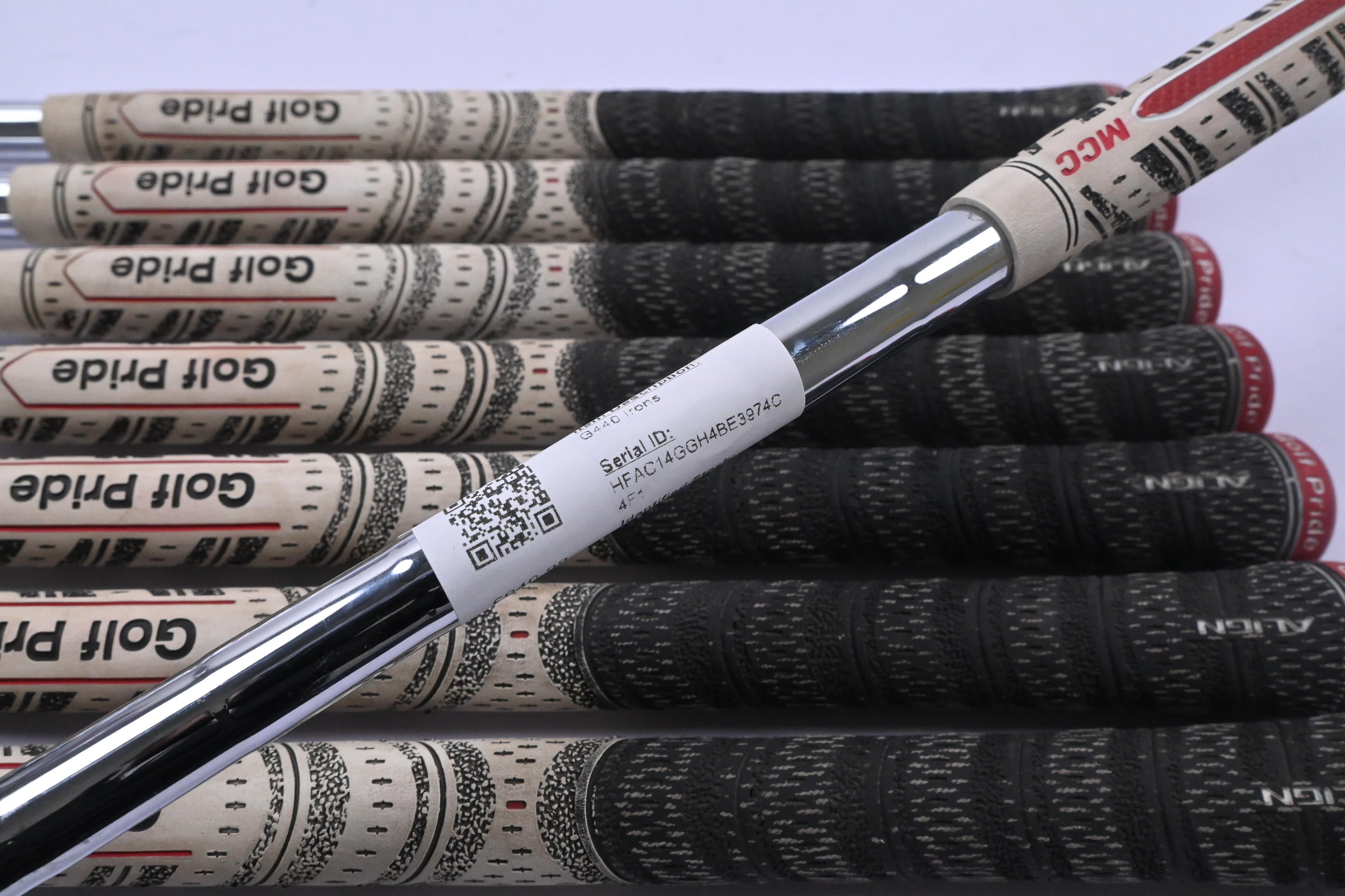 Ping G440 Irons / 5-PW+GW+SW / Blue Dot / Regular Flex Ping AWT 3.0 Shafts
