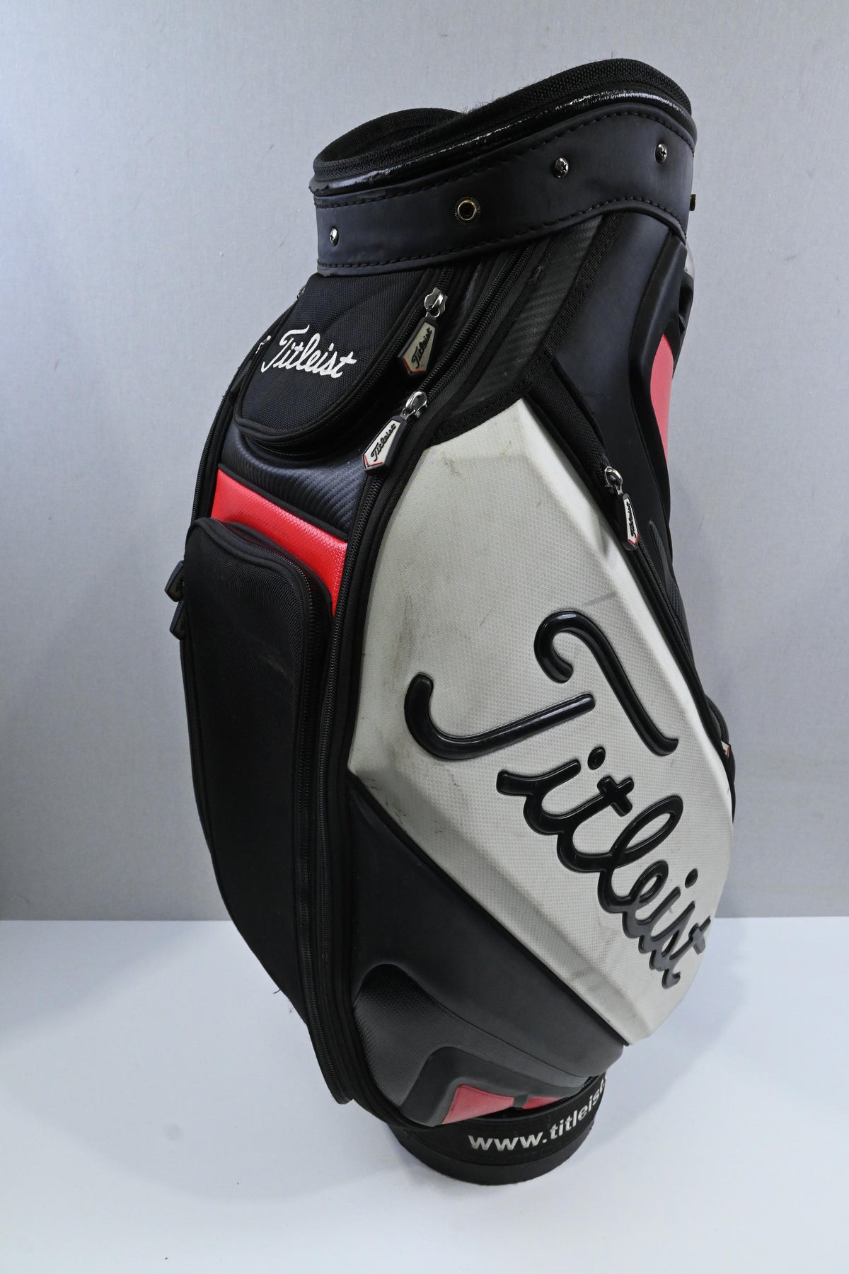 Titleist Tour Bag / 6-Way / Black, Red, White