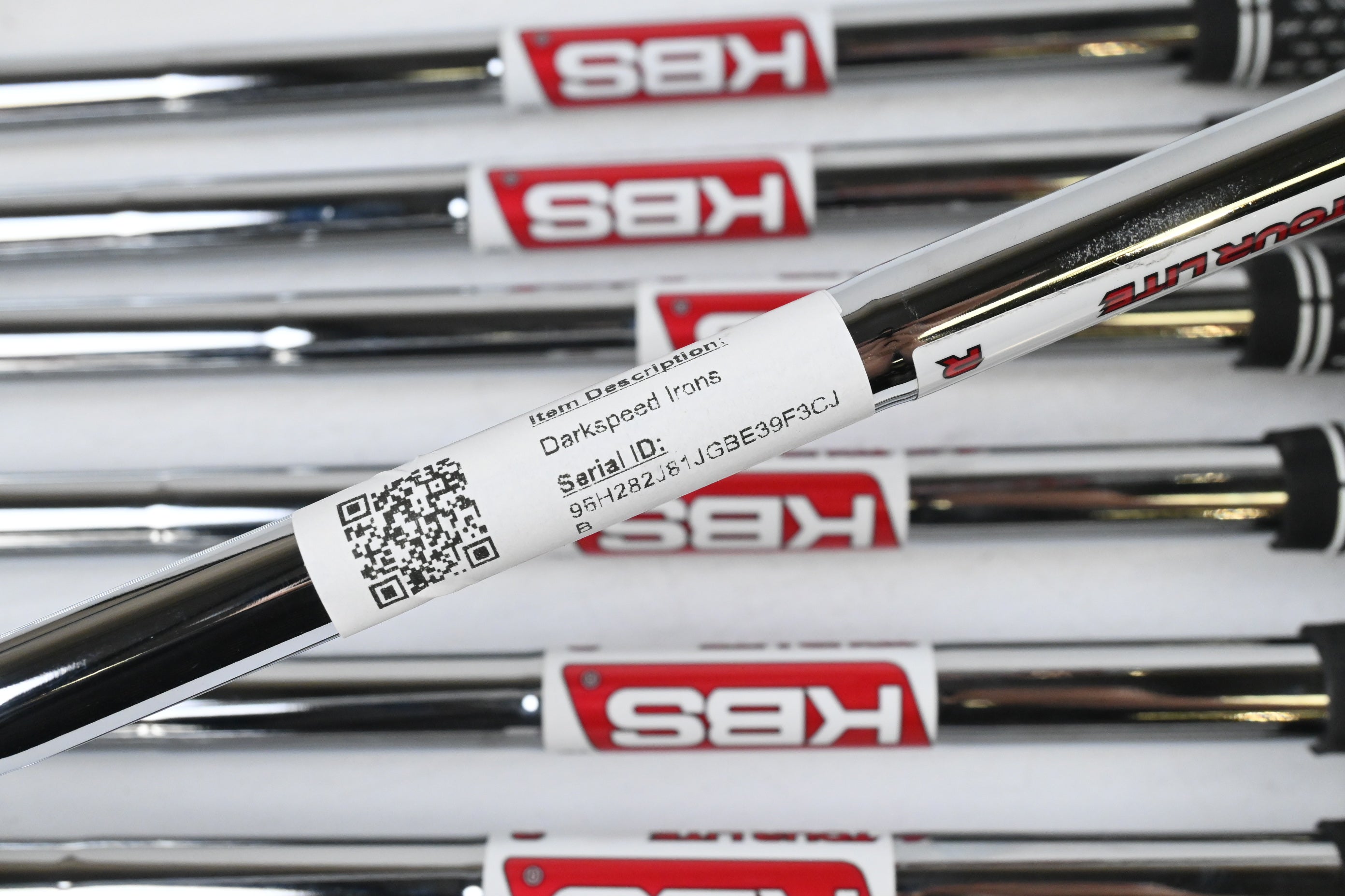 Cobra Darkspeed Irons / 5-PW+GW / Regular Flex KBS Tour Lite Shafts
