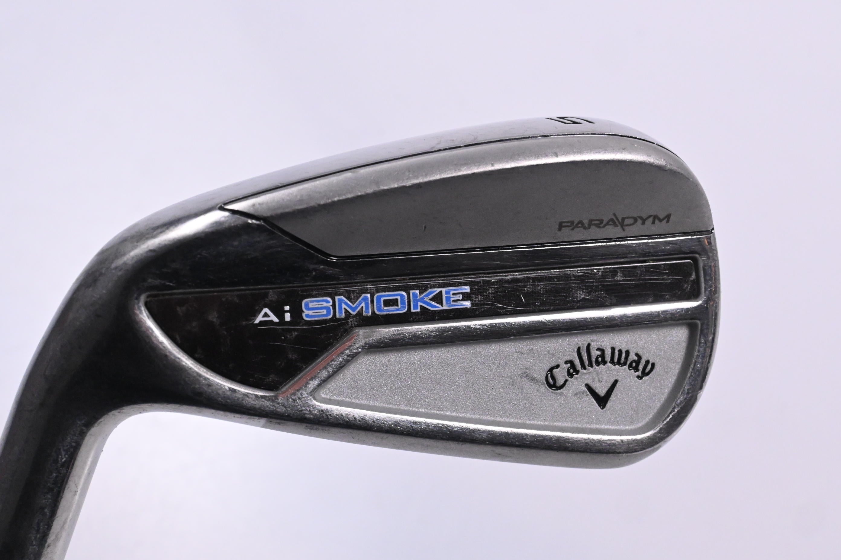 Left Hand Callaway Paradym Ai Smoke #5 Iron / 22 Degree / Regular Flex Cypher