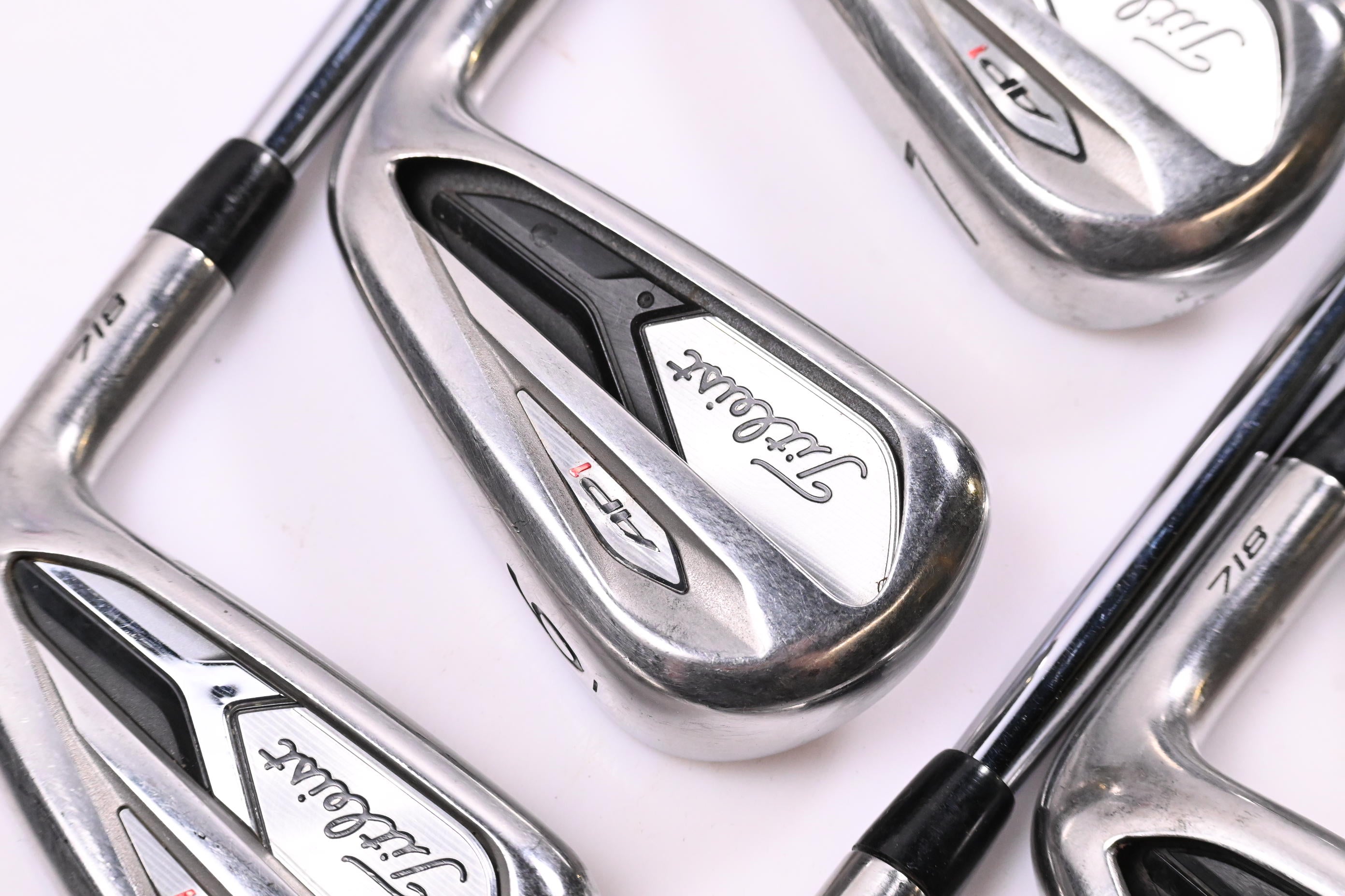 Titleist 718 AP1 Irons / 5-PW+48°+53° / Regular Flex AMT Black R300 Shafts