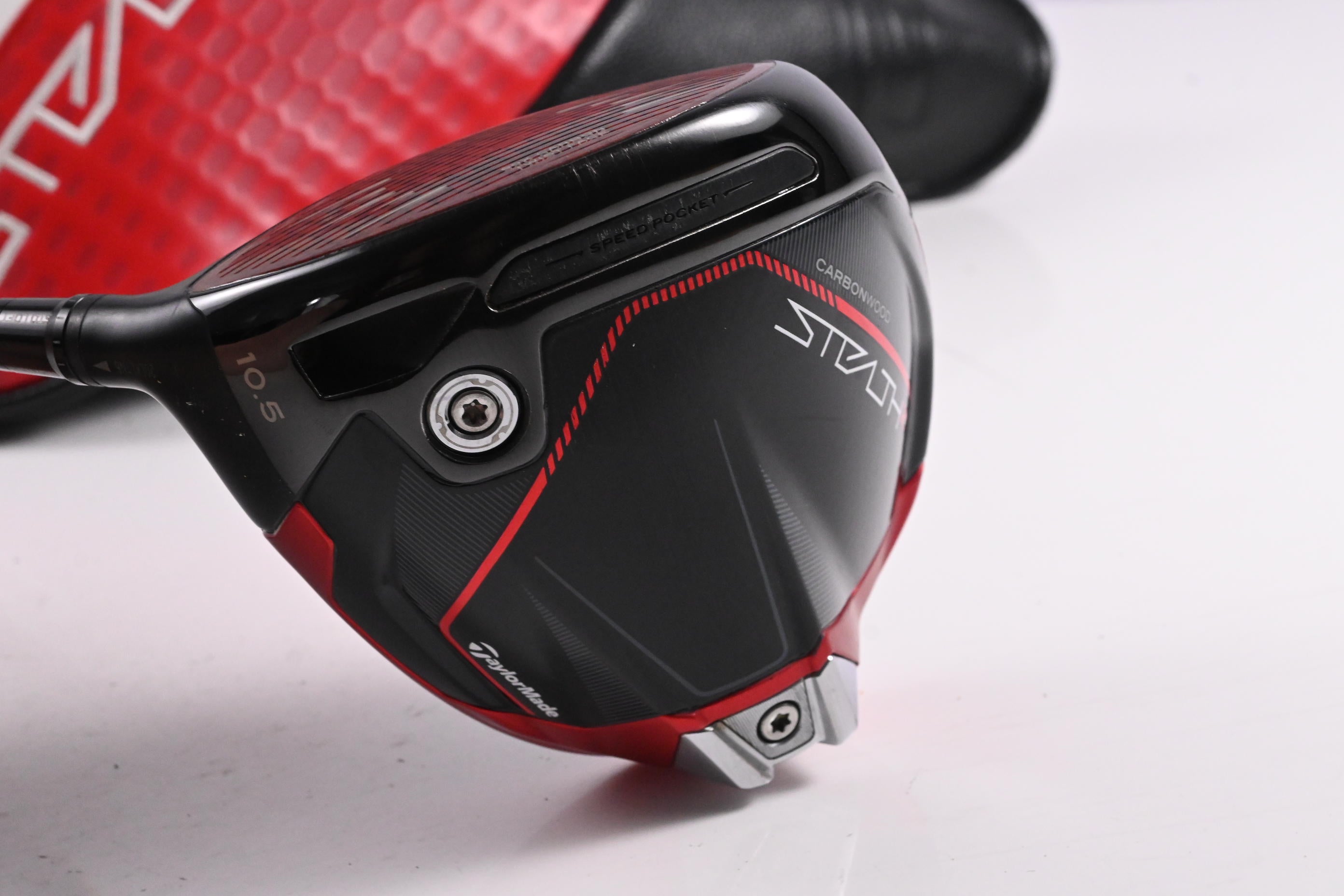 Left Hand Taylormade Stealth 2 Driver / 10.5 Degree / Stiff Flex Ventus TR Red 5