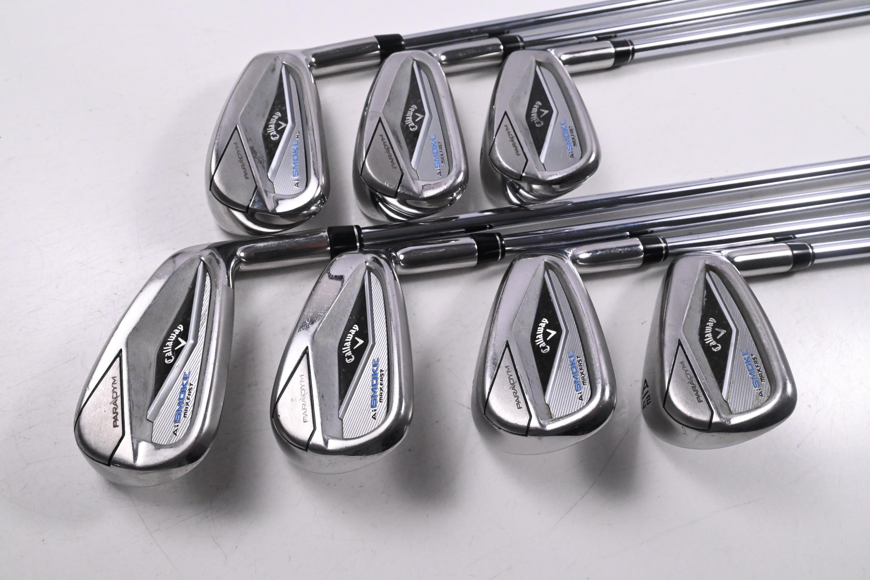 Callaway Paradym Ai Smoke Max Fast Irons / 5-PW+AW / Regular Flex Elevate MPH 85