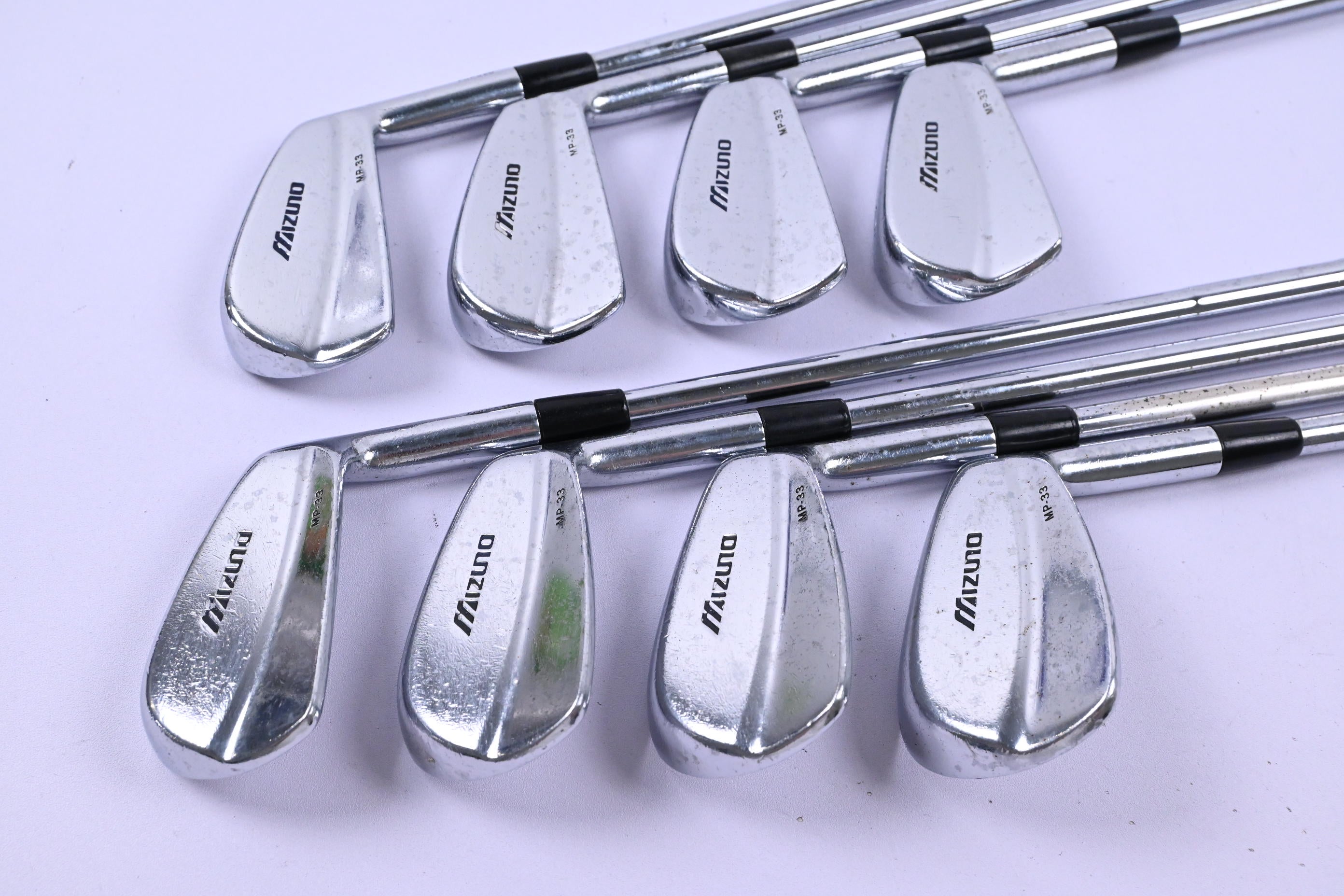 Mizuno MP-33 Irons / 3-PW / Stiff Flex Dynamic Gold Sensi Core S400 Shafts