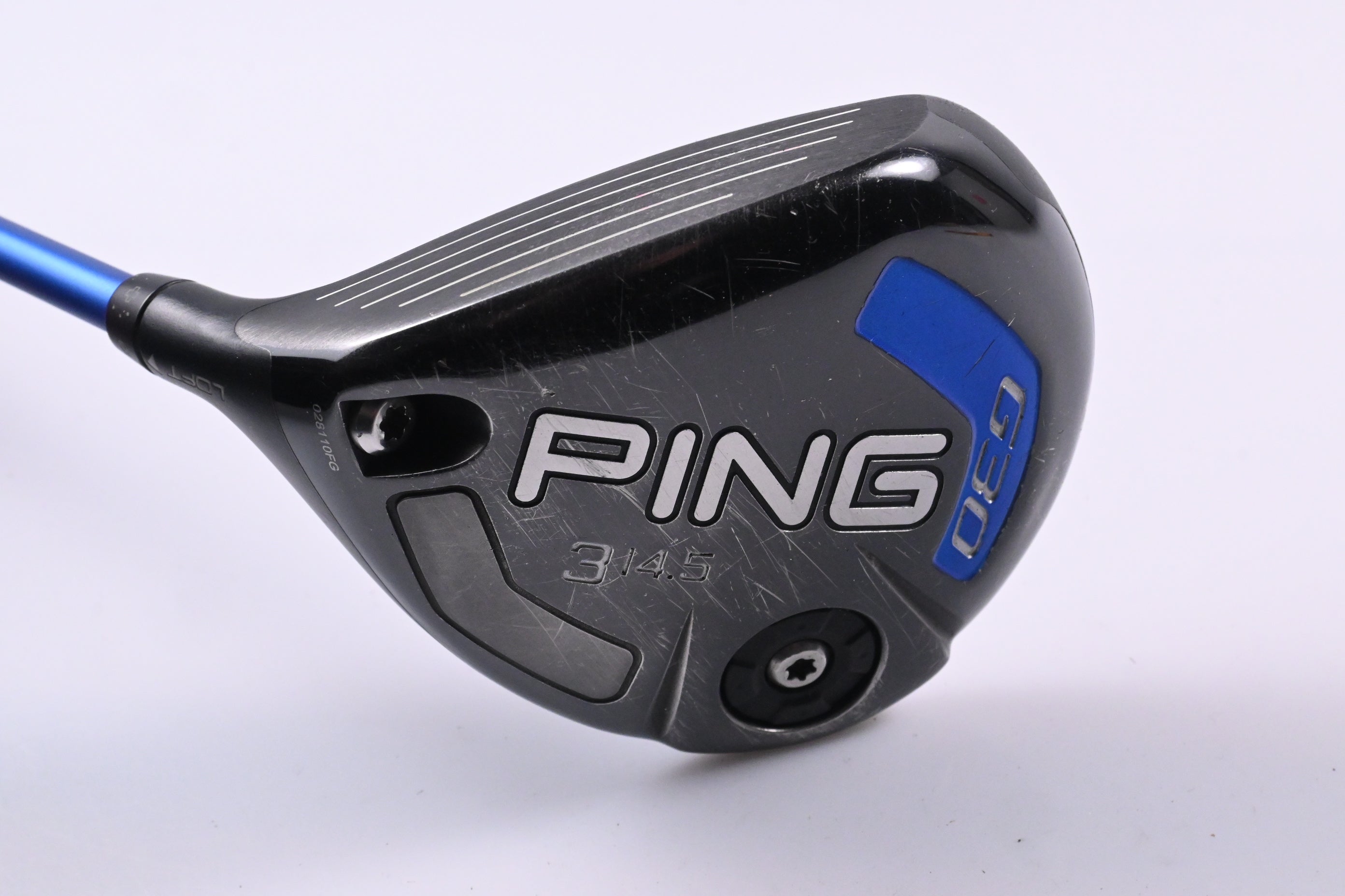 Left Hand Ping G30 #3 Wood / 14.5 Degree / Regular Flex Ping TFC 419 Shaft