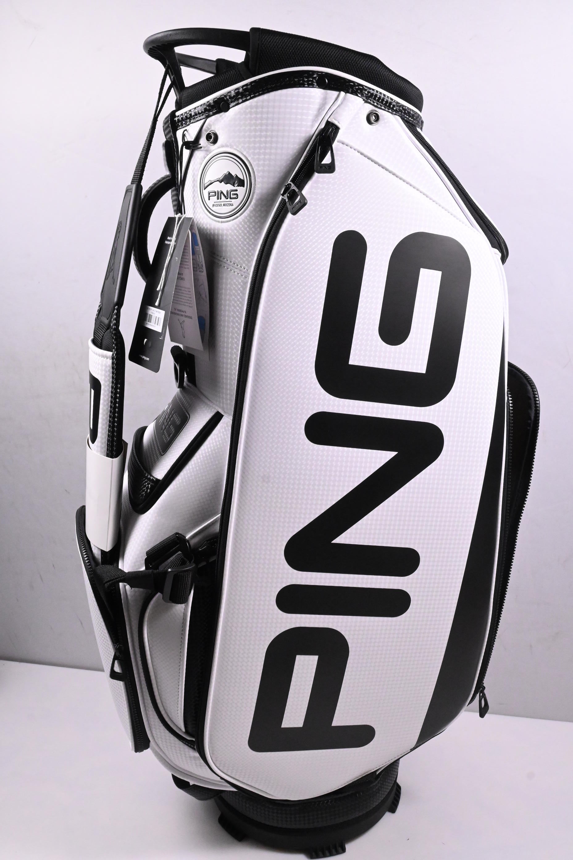 Ping Staff Tour Bag / 6-Way Divider / White, Black