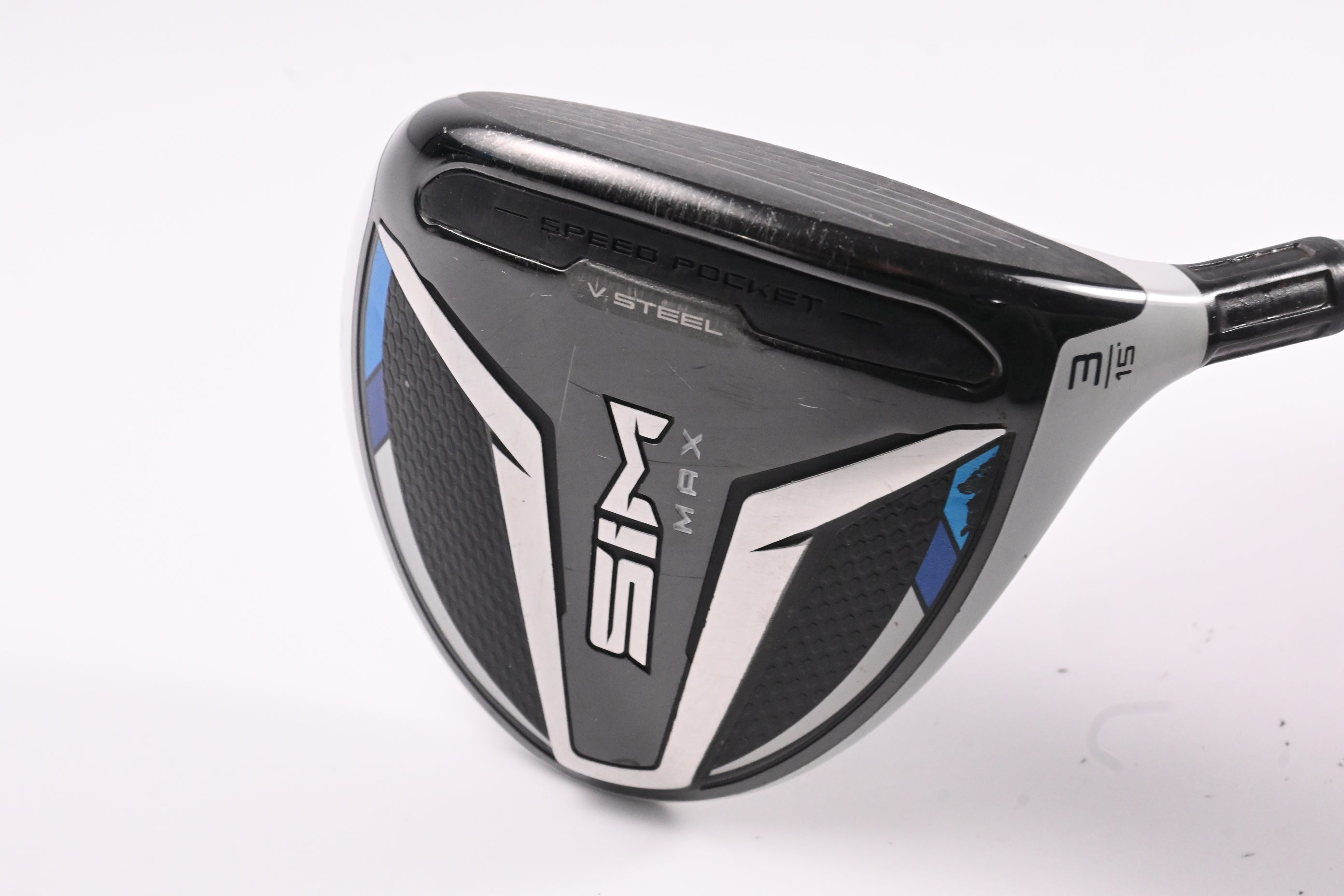 Taylormade SIM Max #3 Wood / 15 Degree / Stiff Flex Denali Red 50 Shaft