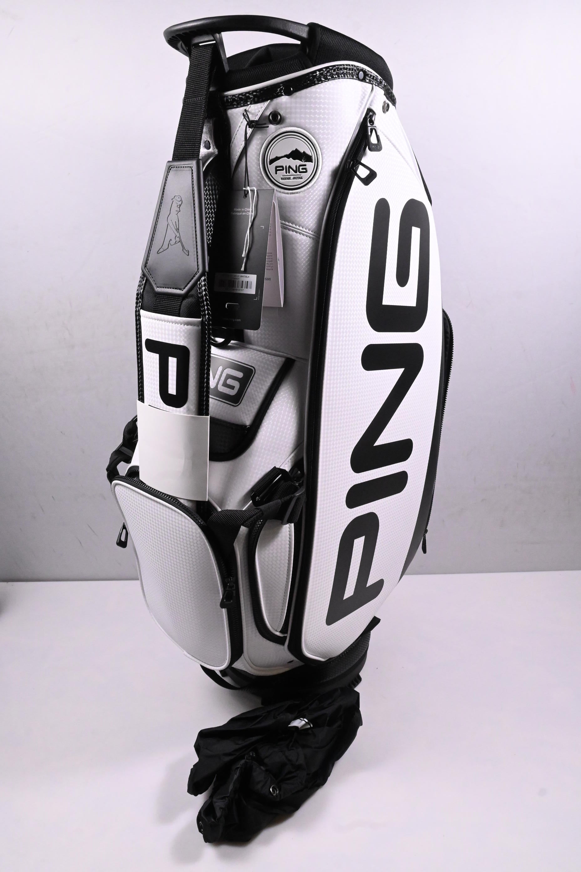 Ping Staff Tour Bag / 6-Way Divider / White, Black