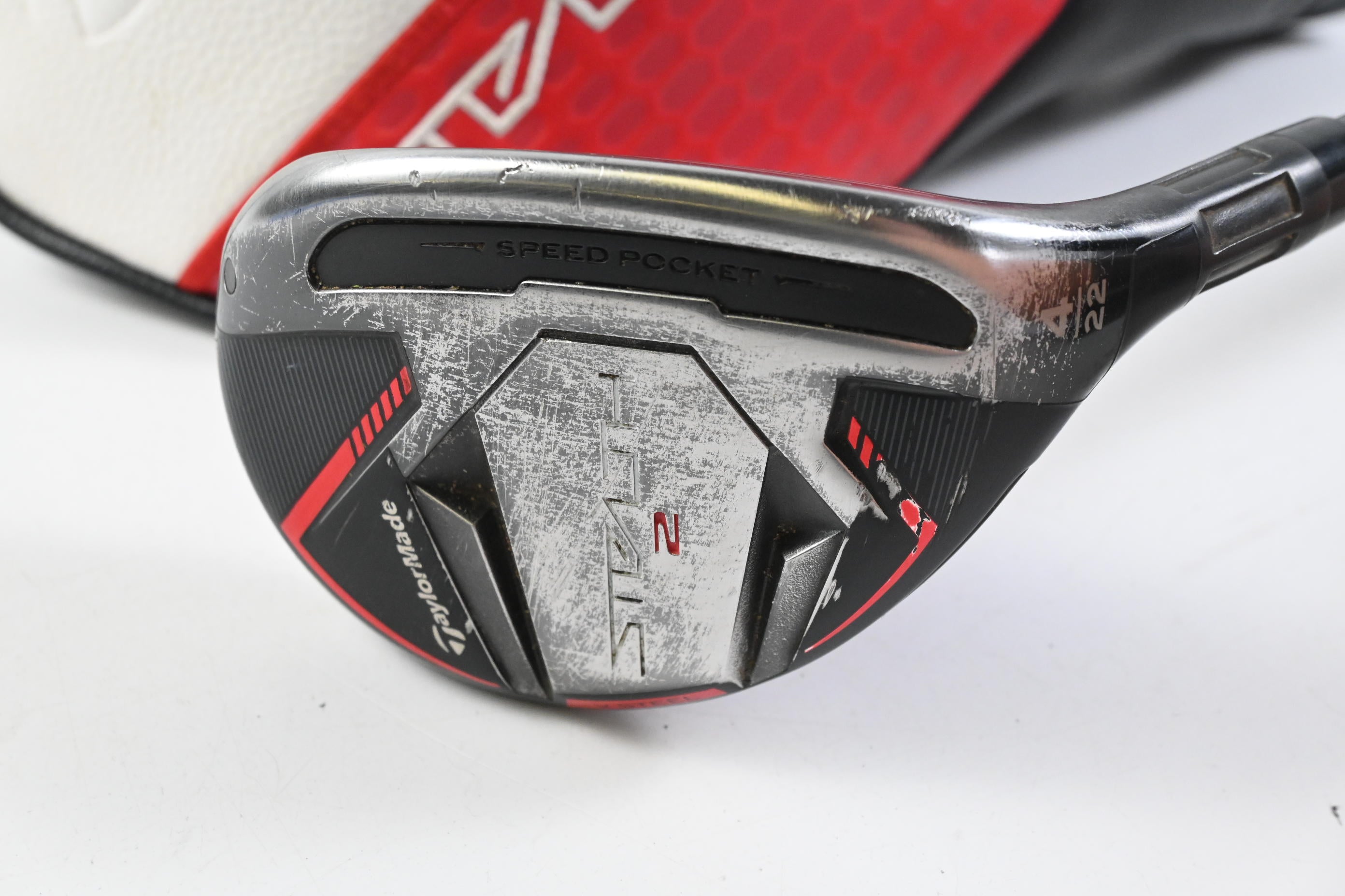 Taylormade Stealth 2 #4 Hybrid / 22 Degree / Regular Flex Fujikura Ventus TR Red 6