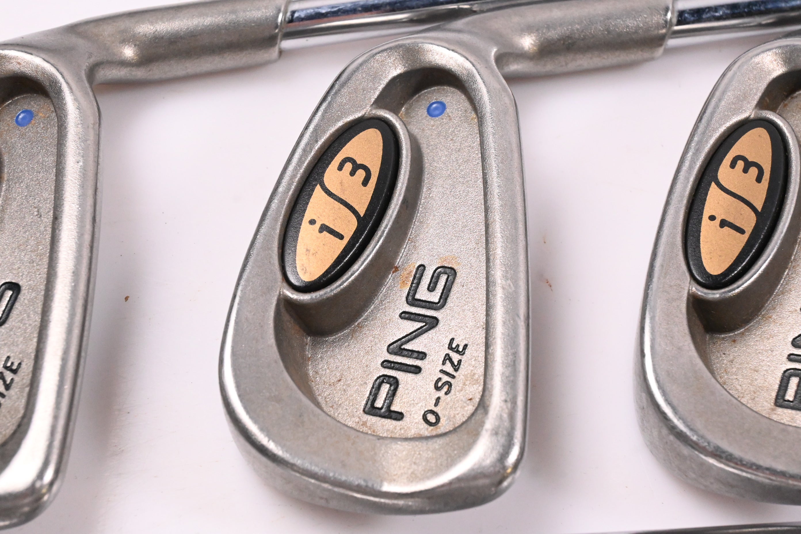 Ping i3 O-Size Irons / 3-PW+SW / Blue Dot / Regular Flex Ping Karsten JZ Blue