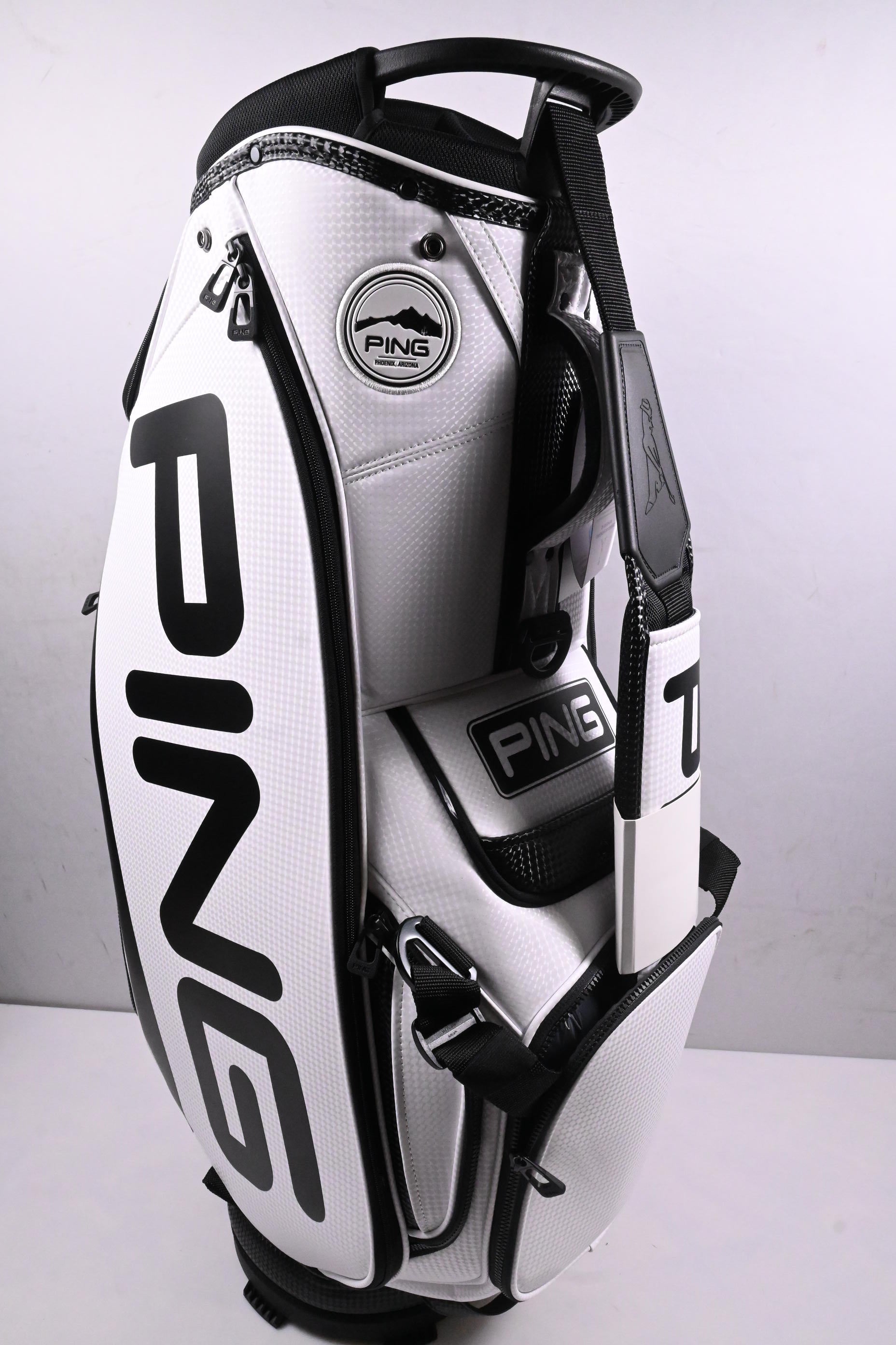 Ping Staff Tour Bag / 6-Way Divider / White, Black