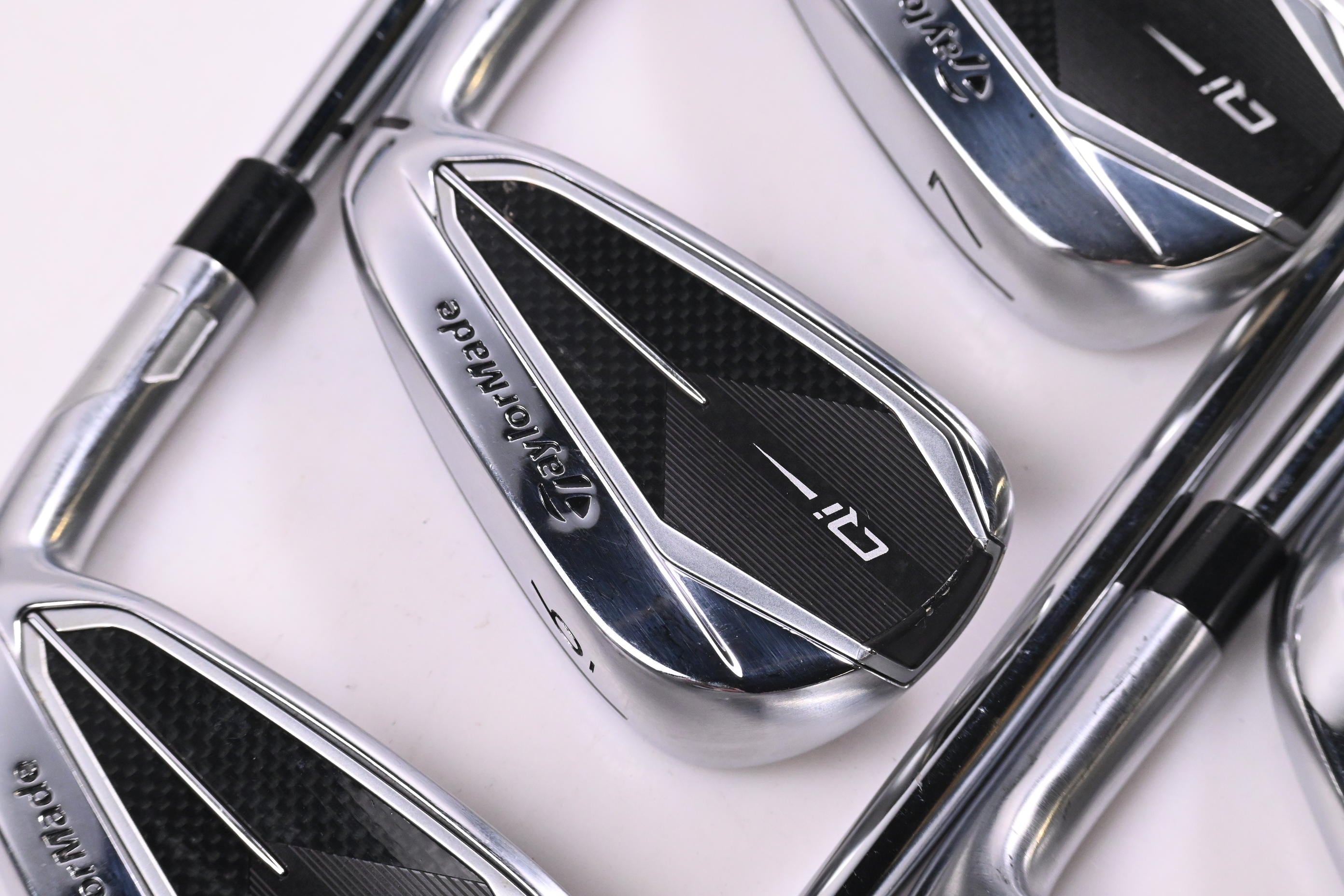 Taylormade Qi Irons / 5-PW+SW / Stiff Flex KBS MAX MT 85 Shafts