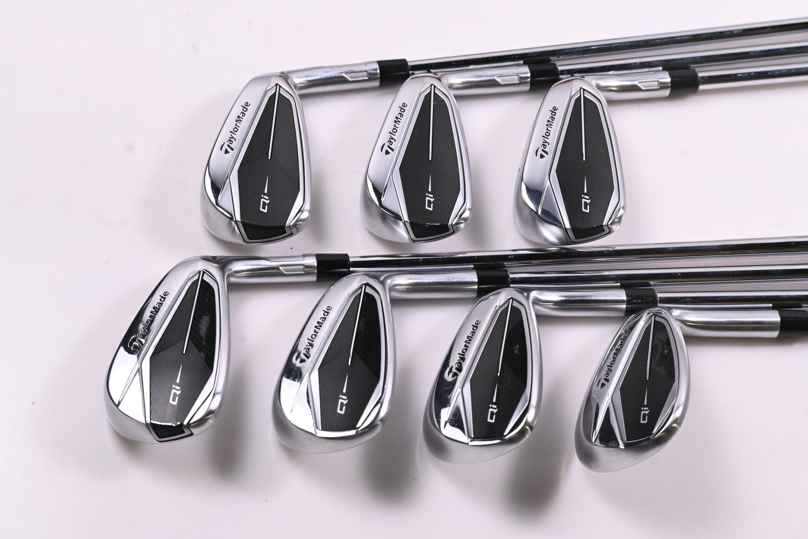 Taylormade Qi Irons / 5-PW+SW / Stiff Flex KBS MAX MT 85 Shafts