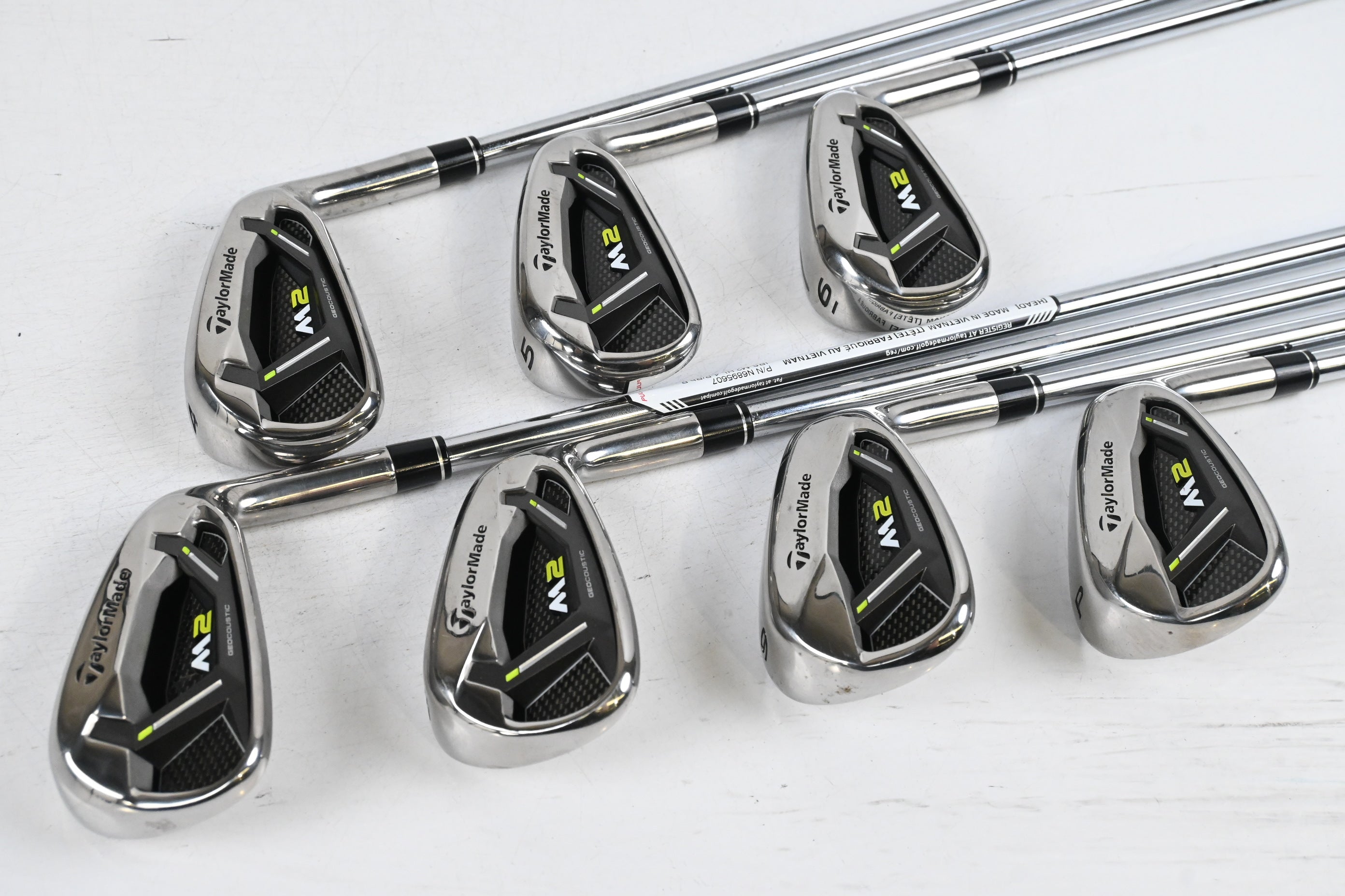 Taylormade M2 2017 Irons / 4-PW / Regular Flex Reax Steel 88 Shafts