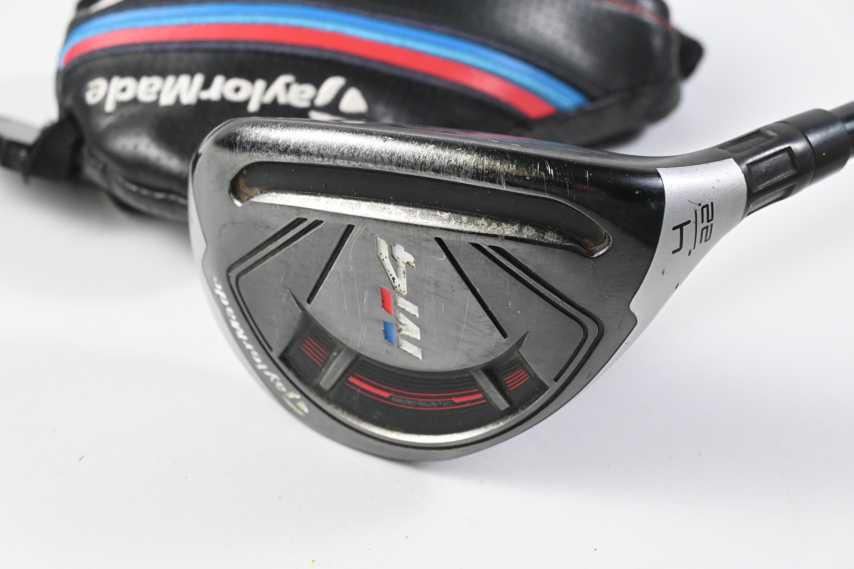 Taylormade M4 #4 Hybrid / 22 Degree / Stiff Flex Fujikura Atmos Red 7 Shaft