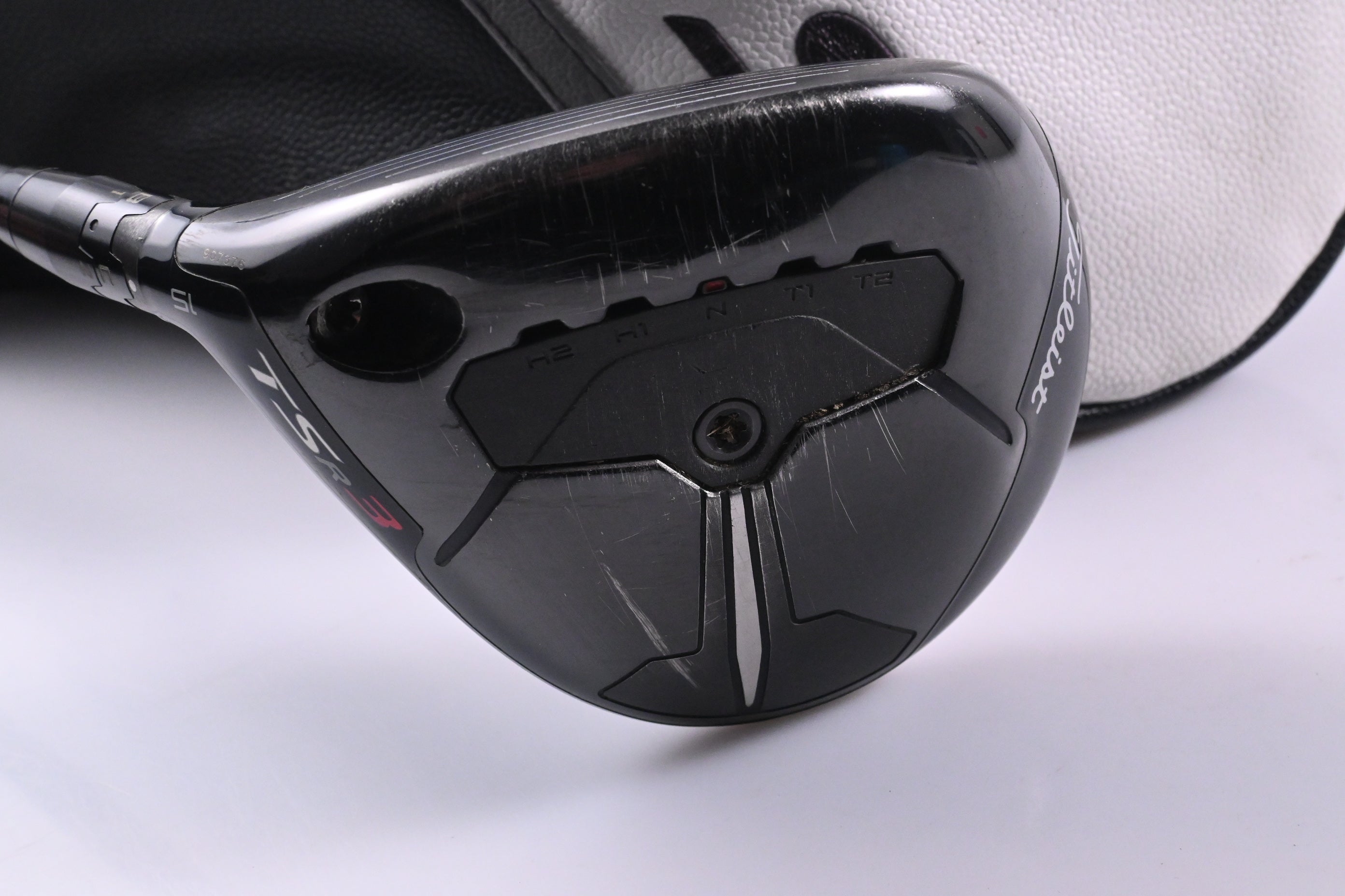 Left Hand Titleist TSR3 #3 Wood / 15 Degree / Senior Flex HZRDUS GEN4 Red CB 60