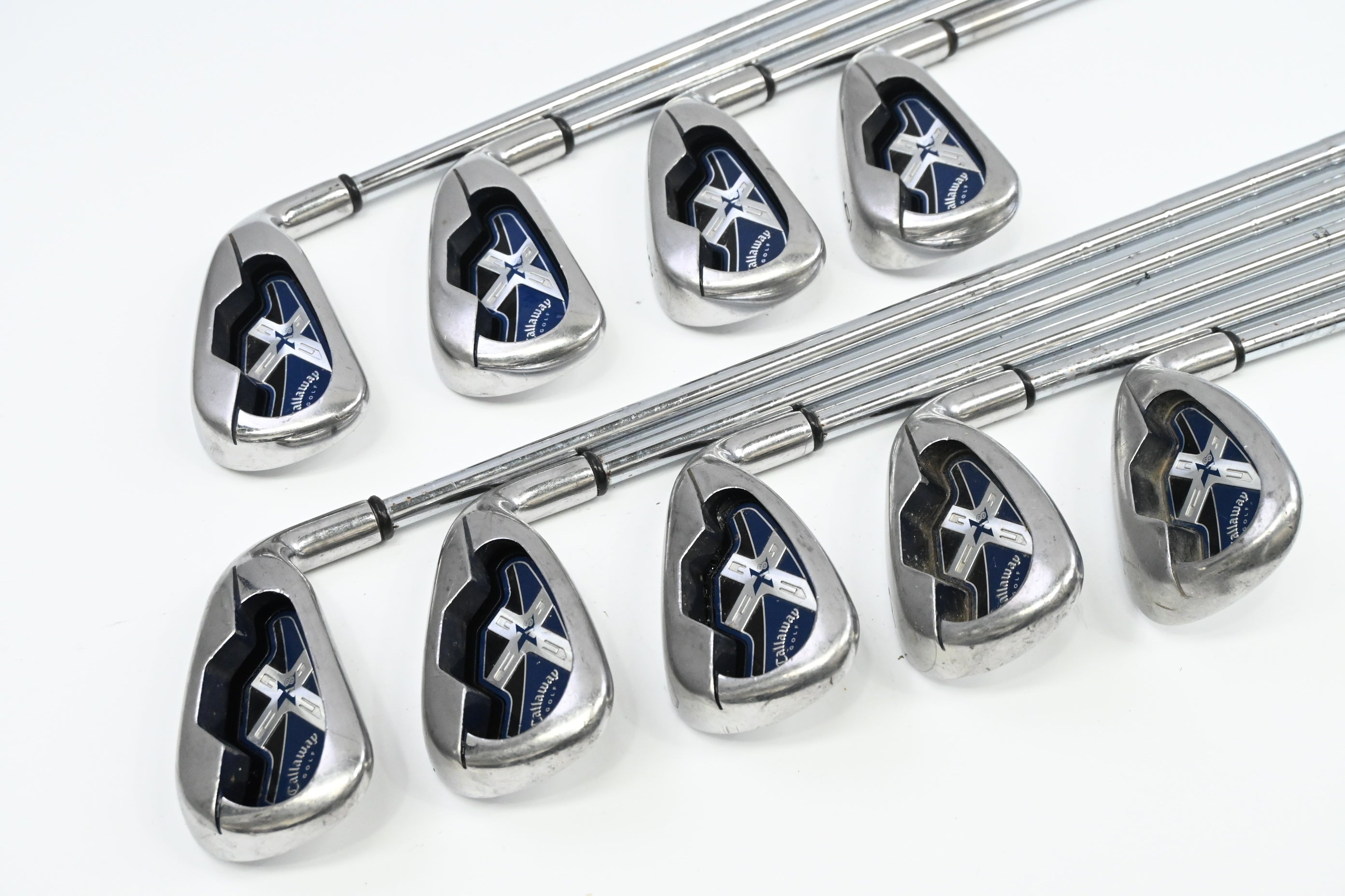 Callaway X-18 Irons / 3-PW+SW / Stiff Flex TT Lite XL Shafts