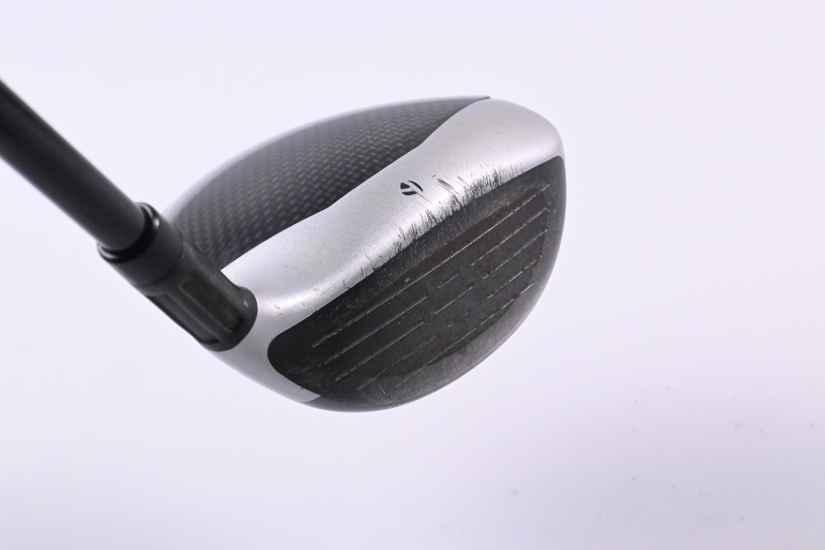 Left Hand Taylormade M4 #3 Wood / 15 Degree / Regular Flex Atmos Red FW 5 Shaft
