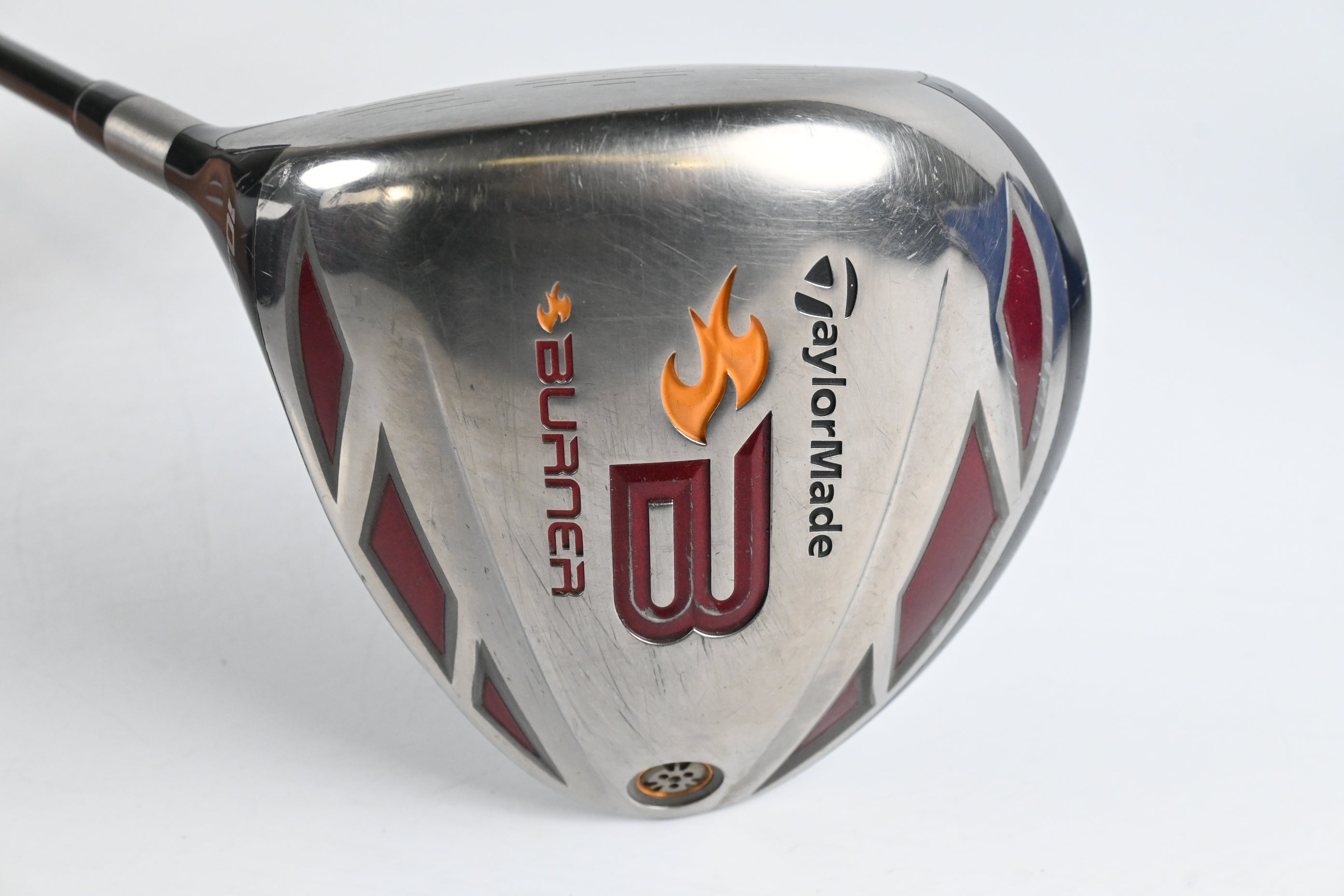 Left Hand Taylormade Burner 2008 Driver / 10.5 Degree / Regular Flex Reax 49